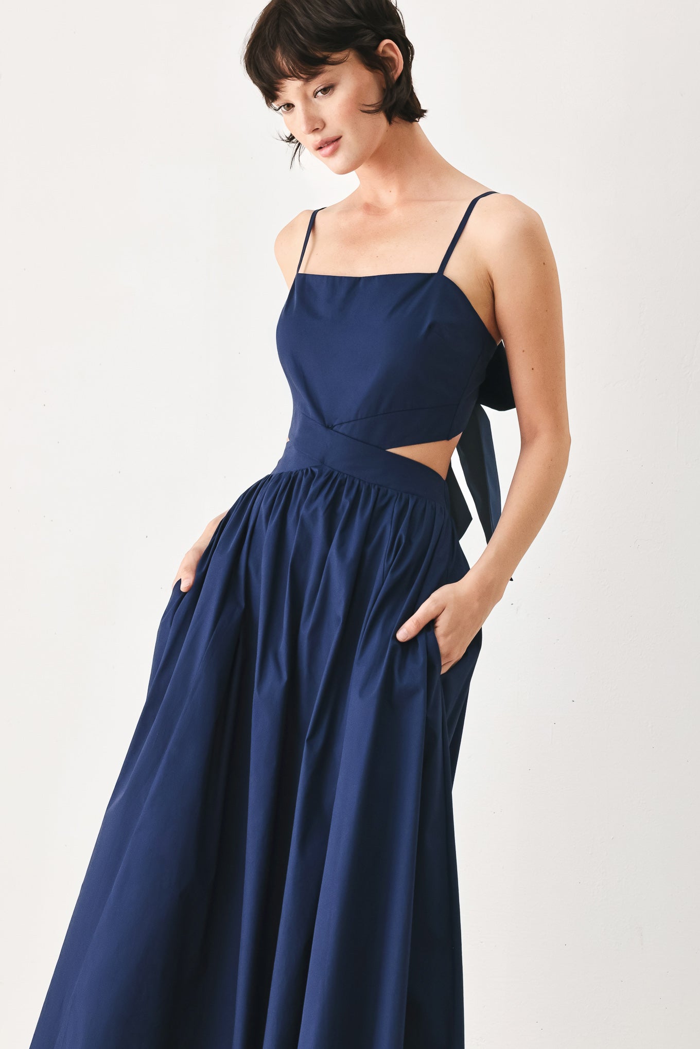 riviera midi dress Pink Riviera Midi Dress M