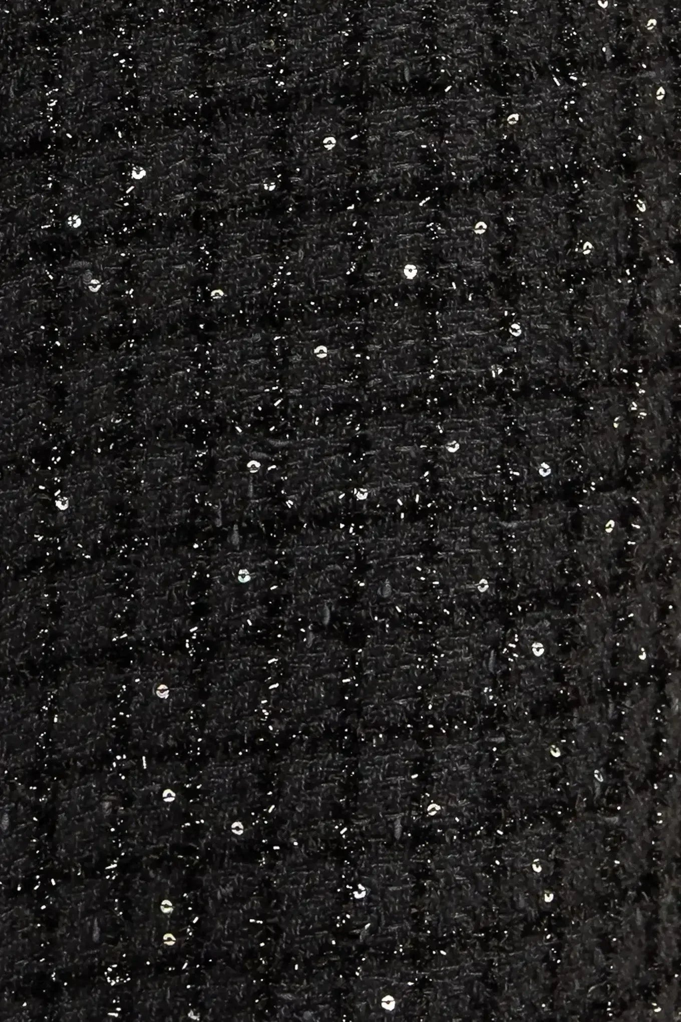 Black strapless jumpsuit with wide-leg pants