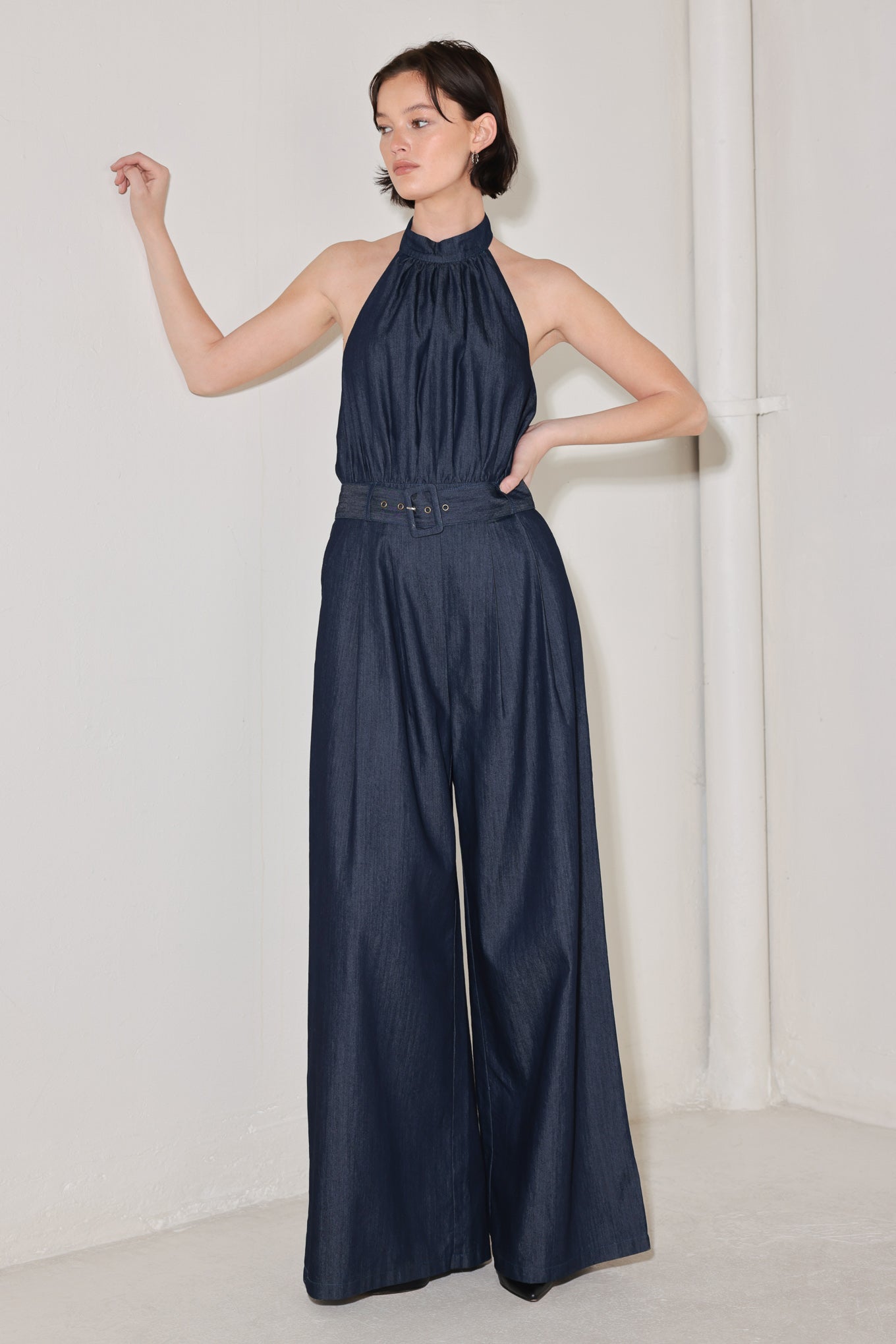 SPARK NOIR BLACK TWEED JUMPSUIT | Lady Black Tie