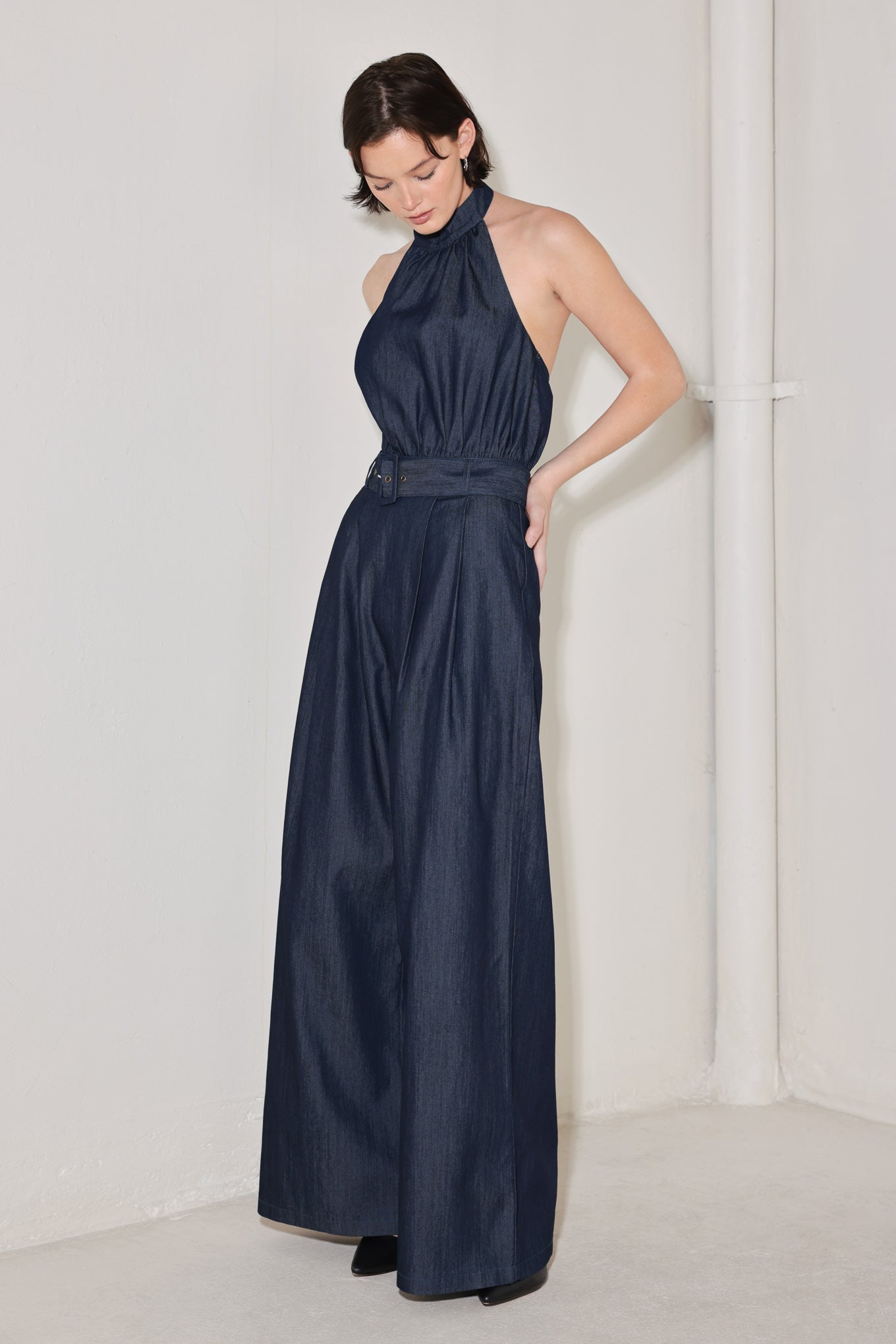 EVENING EDITION DENIM JUMPSUIT
