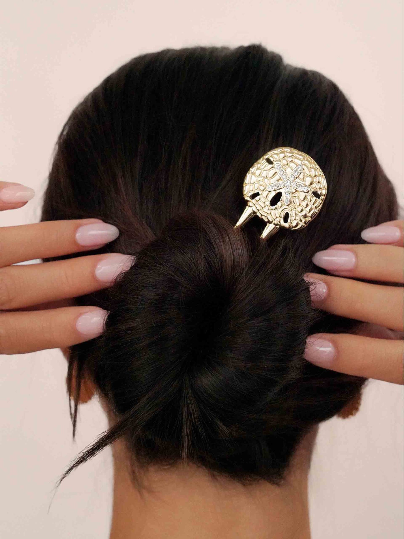 Sand Dollar Hair Pin