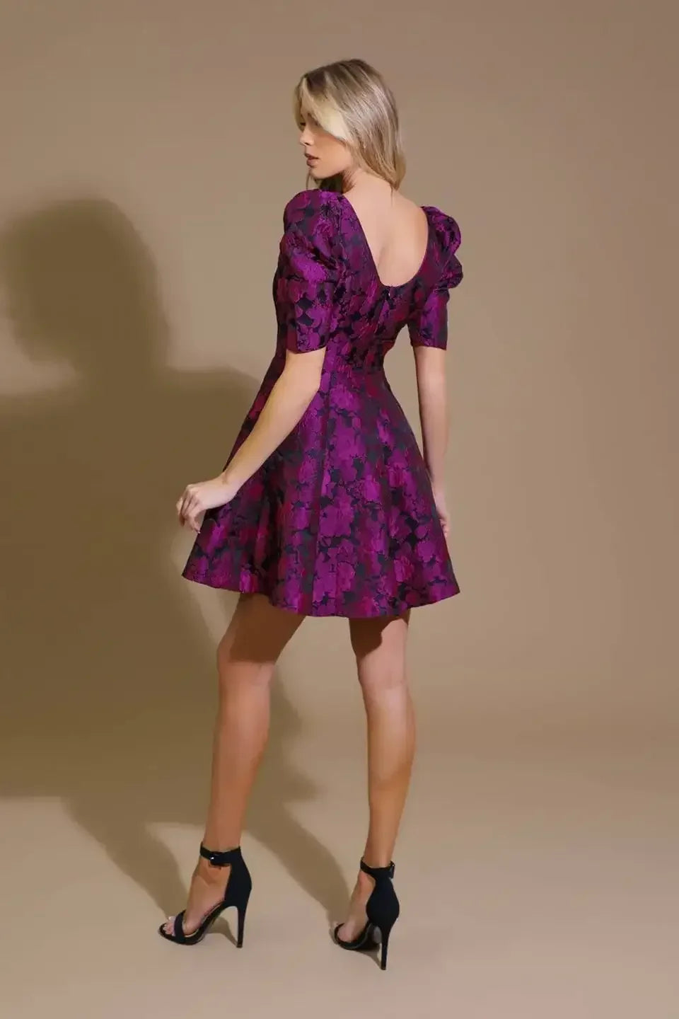 TRUDIE JACQUARD MINI DRESS