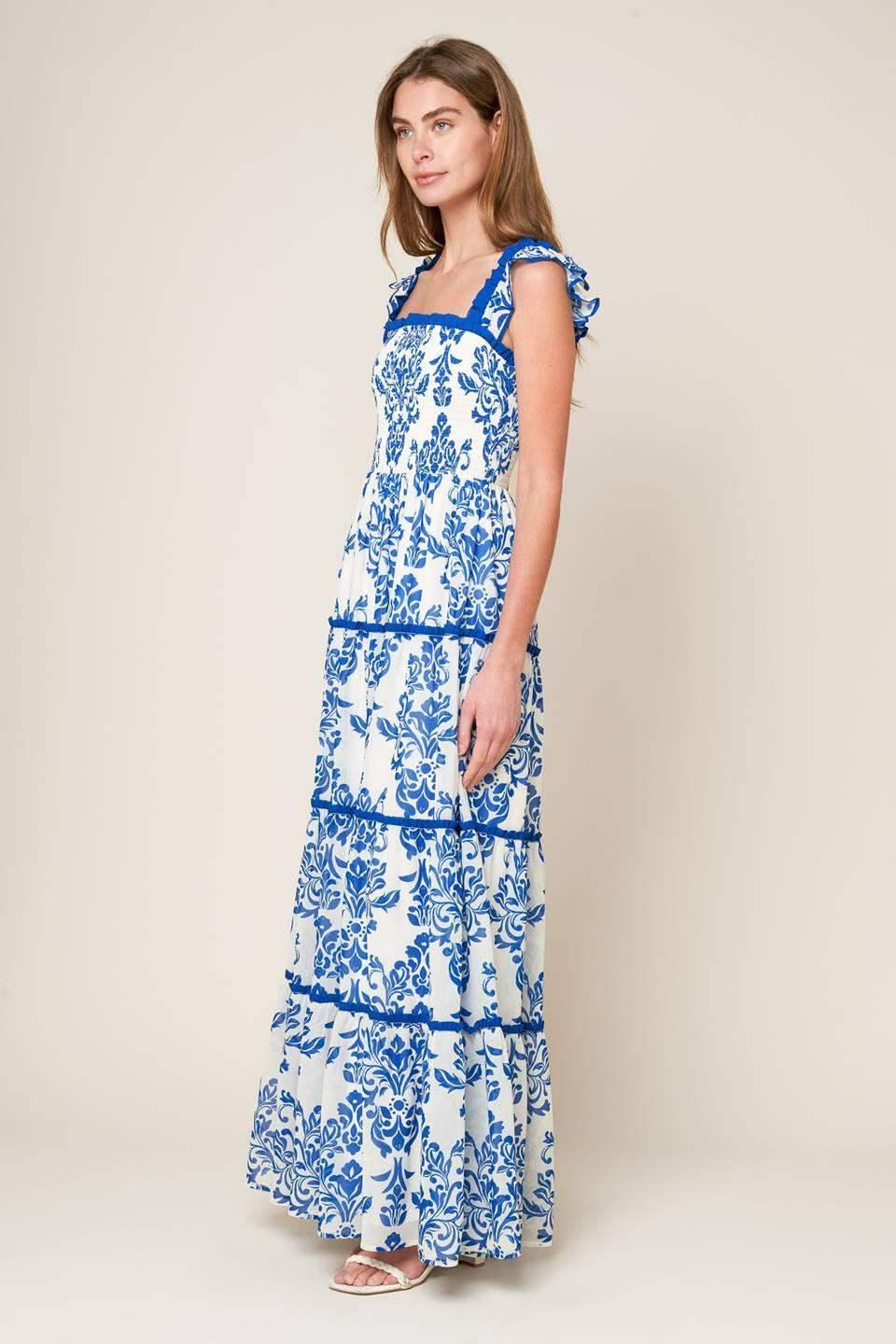 MOST BEAUTIFUL DAY WOVEN MAXI DRESS