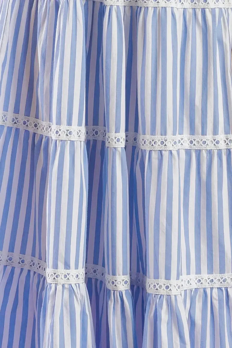 SWING OF THINGS BLUE MIDI DRESS