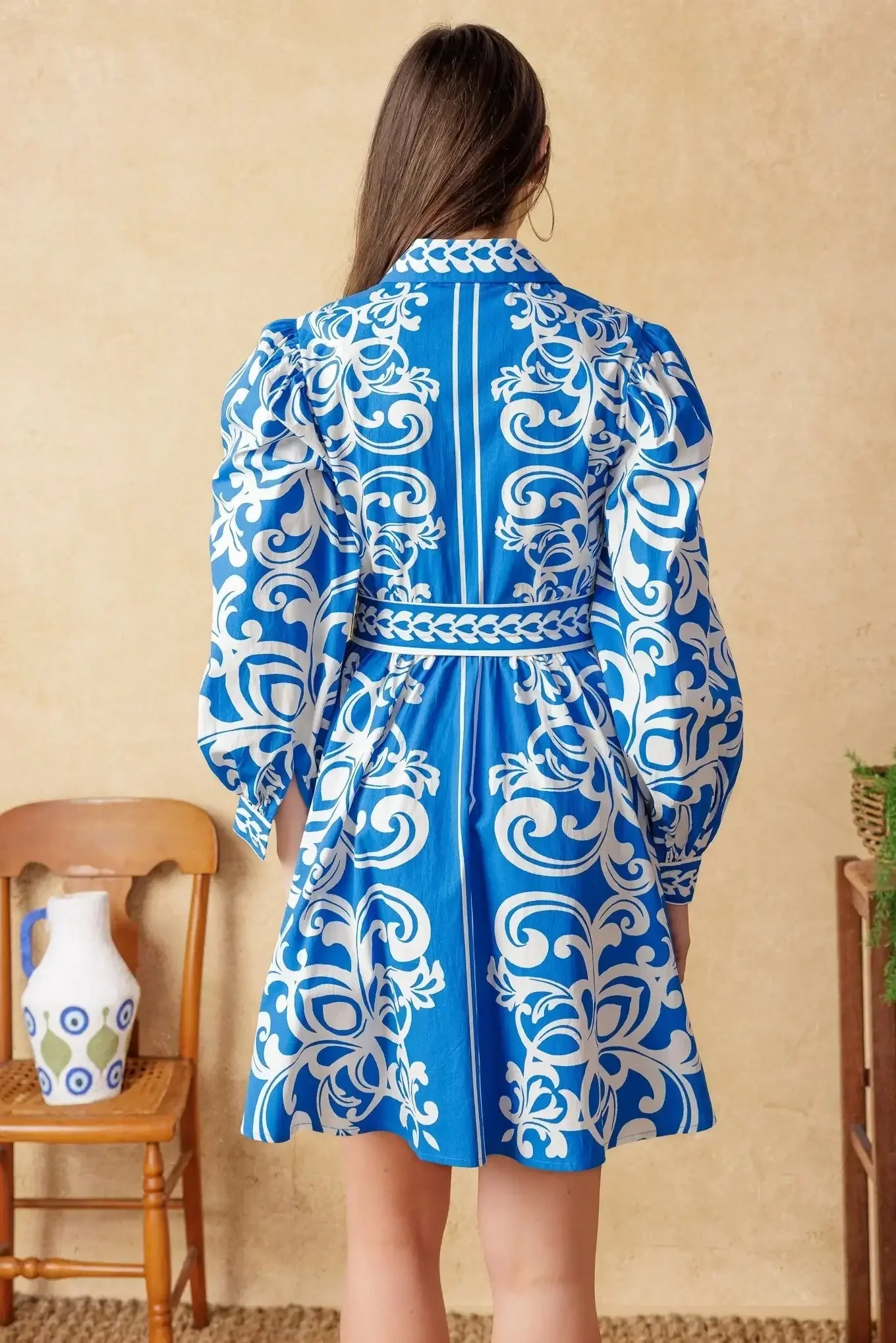 MOONSTONE DREAMS MINI DRESS - BLUE