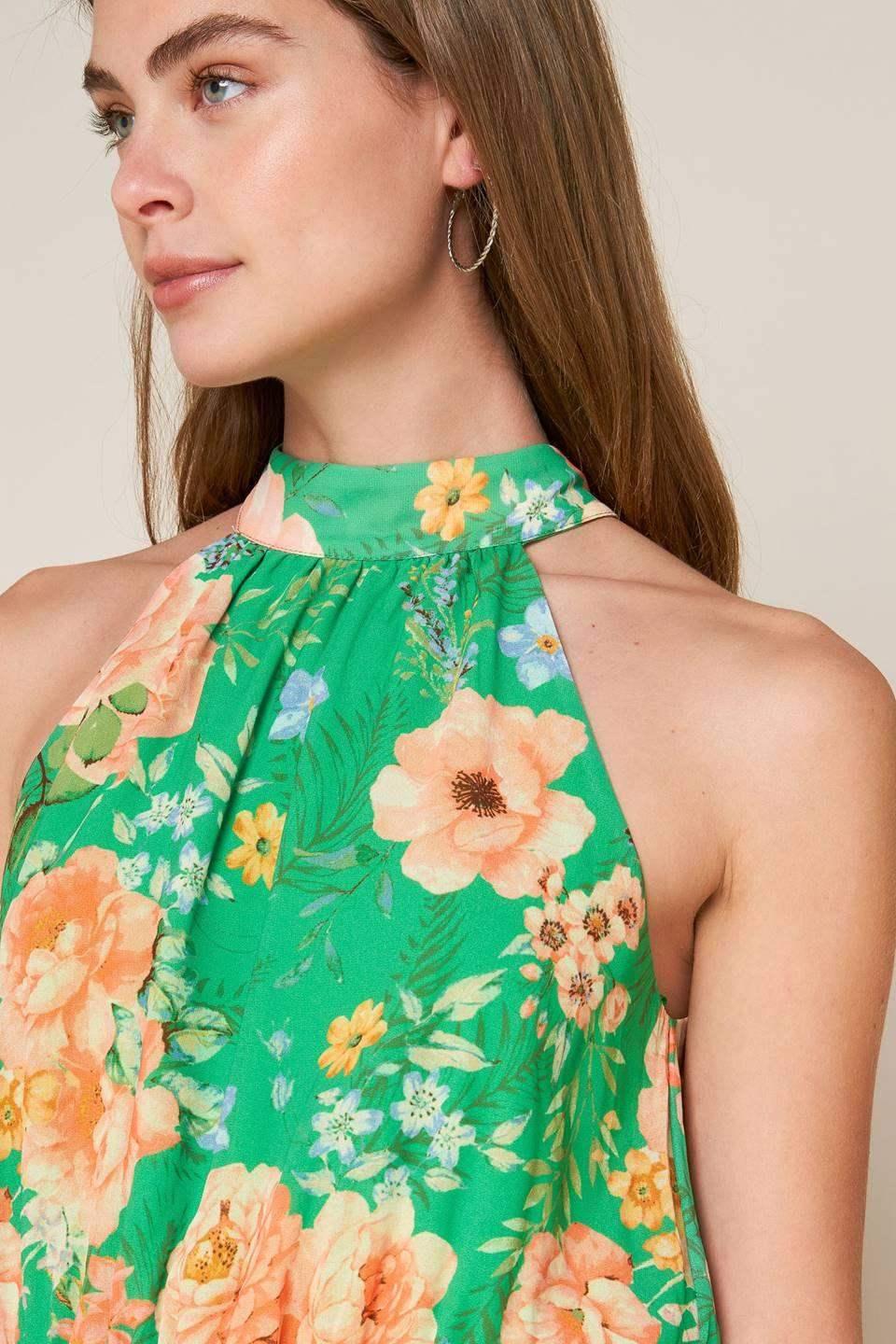 CHARITY HALTER MAXI DRESS