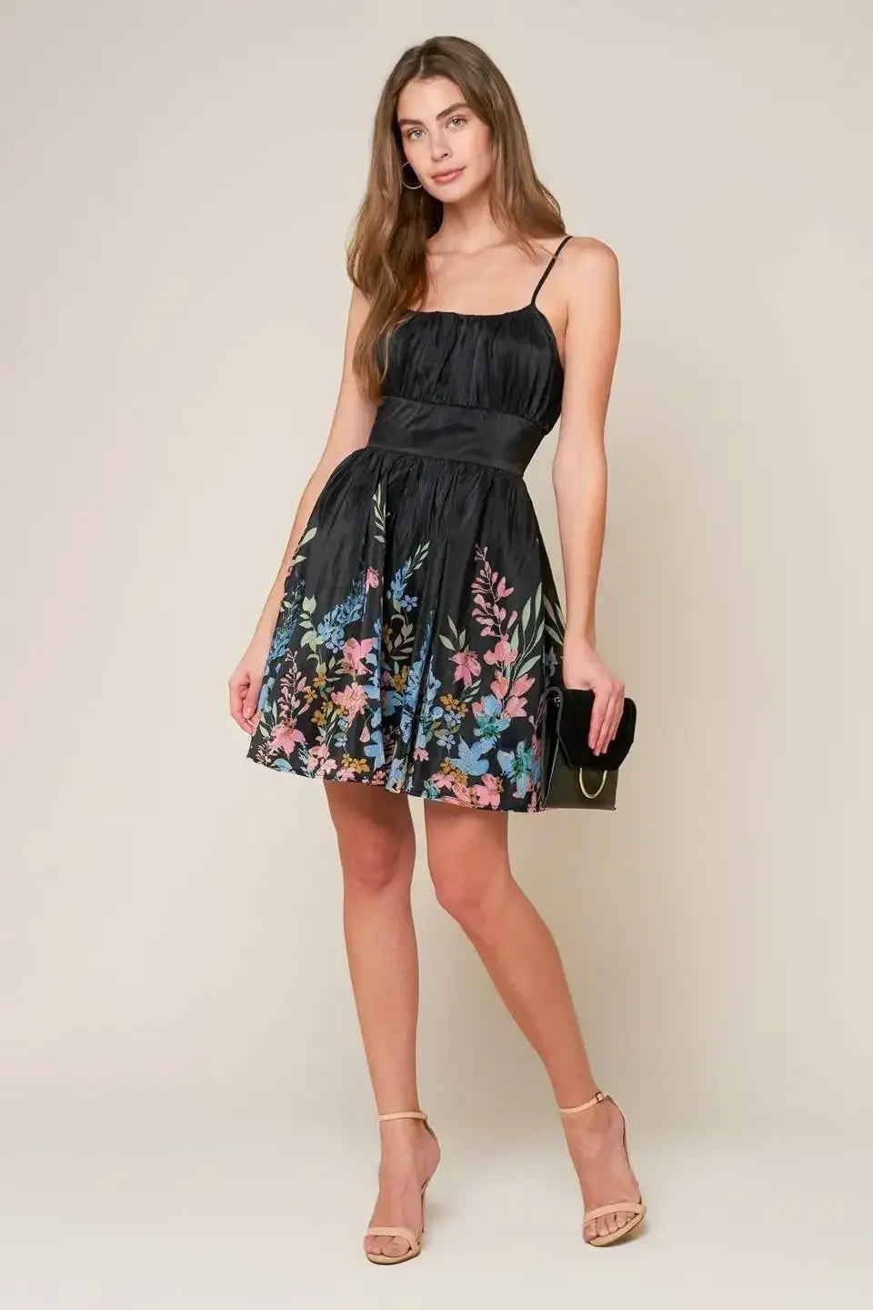 WITH THE TIDE WOVEN MINI DRESS