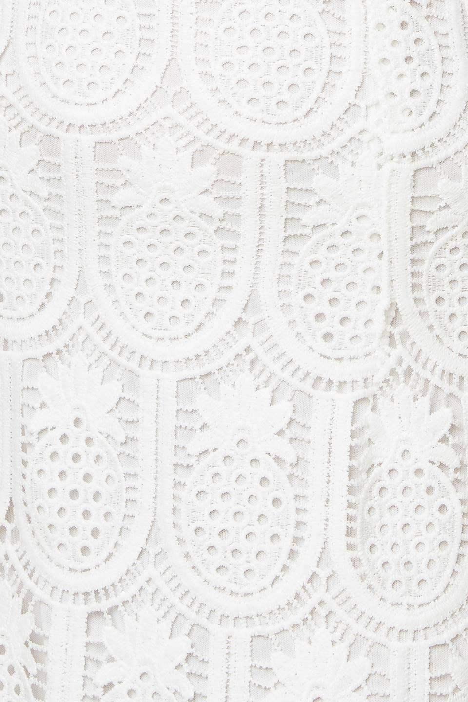 PINEAPPLE PARADISE WHITE LACE DRESS