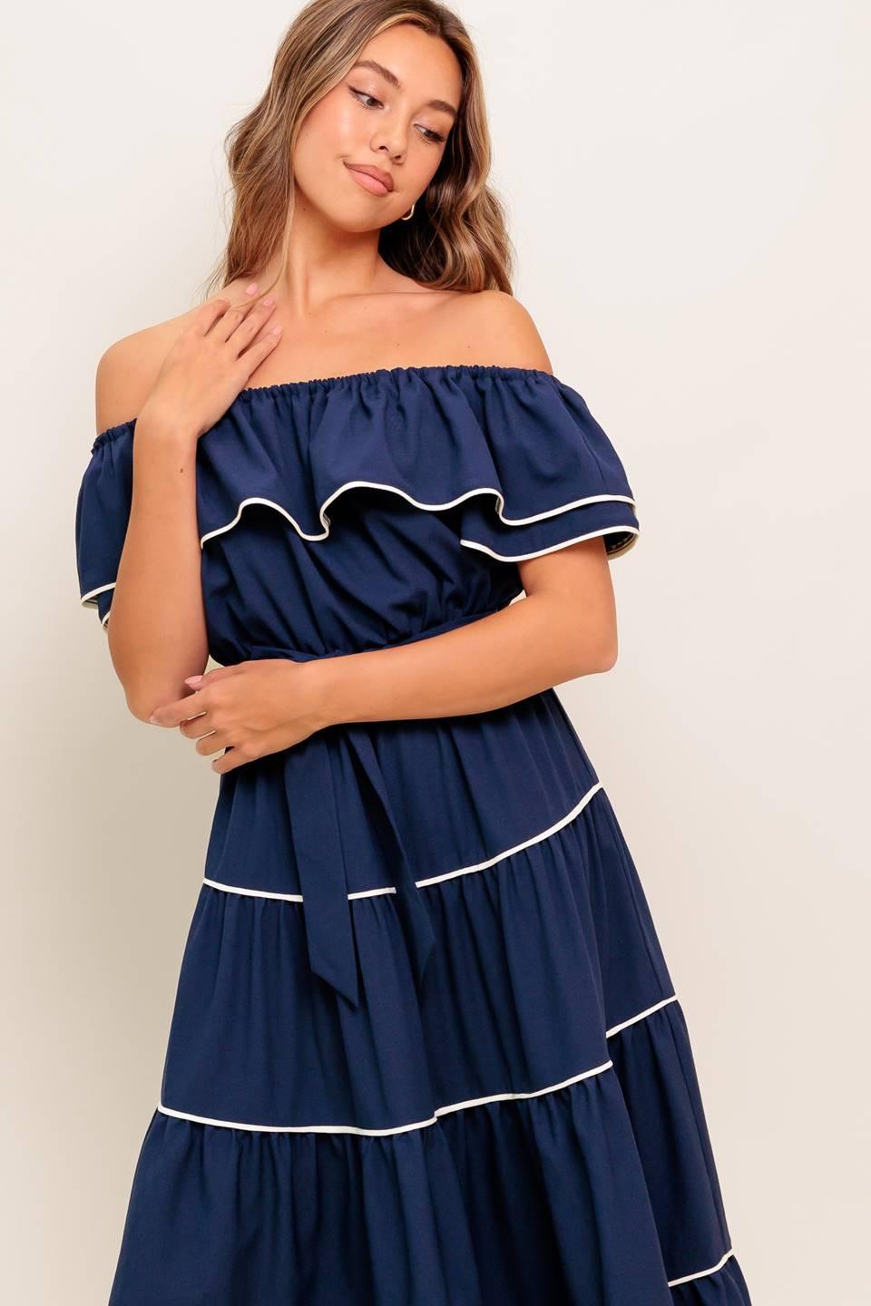 buttercream midi dress Buttercream Blossom Midi Dress L / Cream