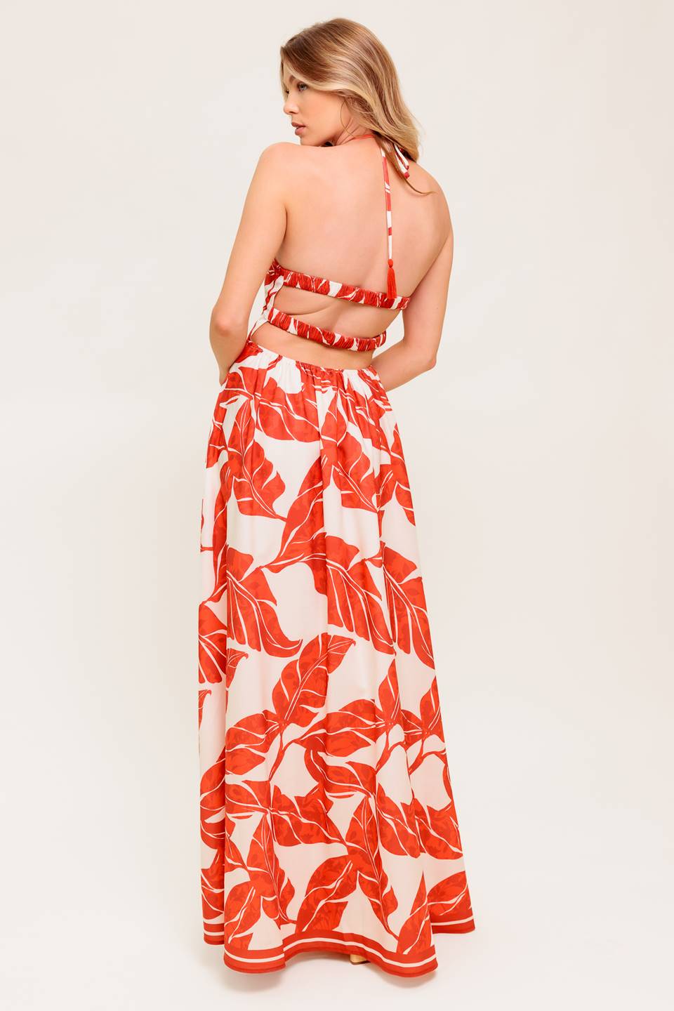 marley maxi dress Marley Long Sleeve Maxi Dress White / S