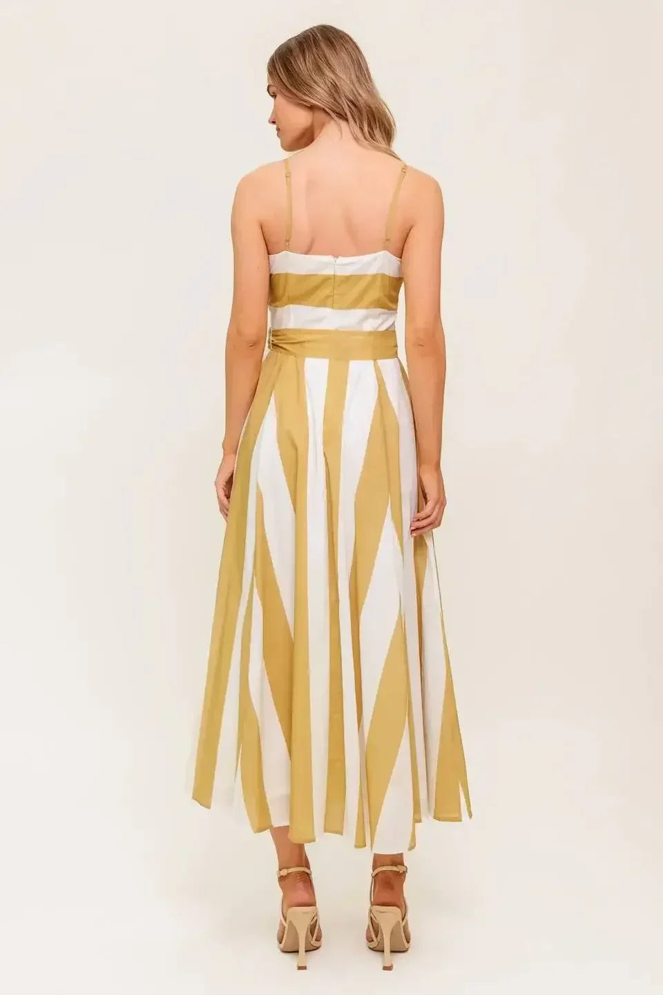 DESERT SANDS - TAUPE MIDI DRESS