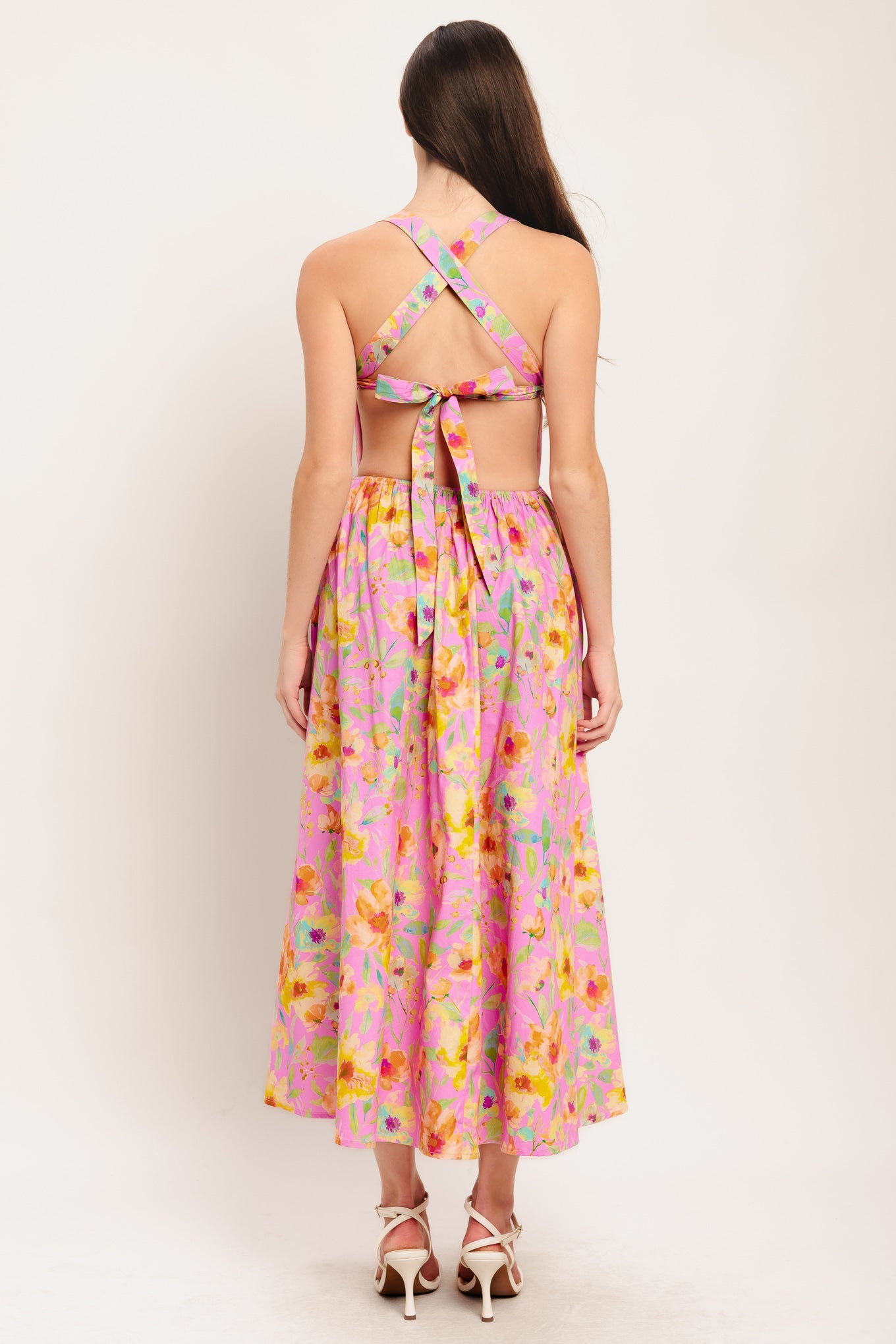 fancy day midi dress pink Fancy Day Midi Dress Pink