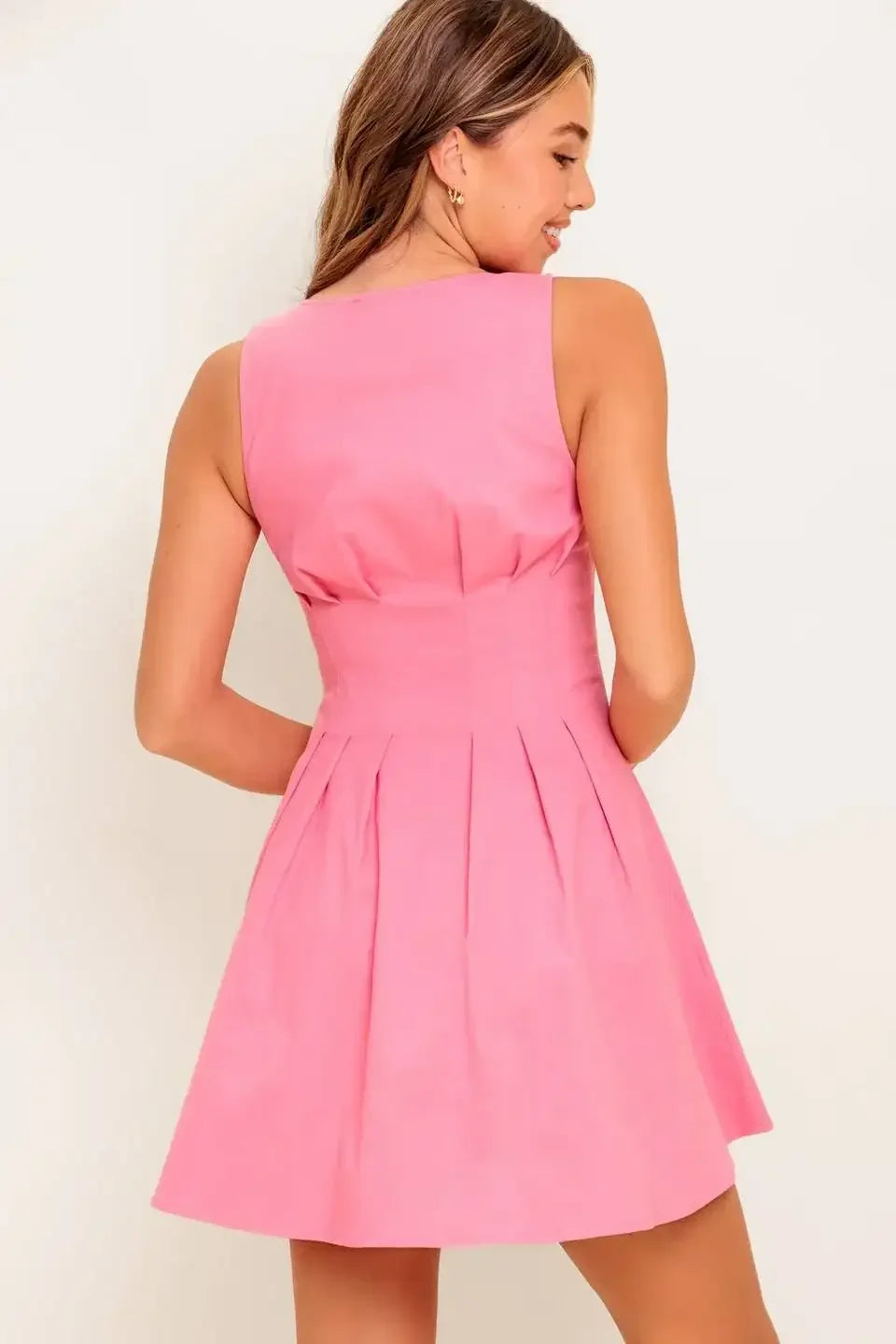 COTTON CANDY DAYS PINK MINI DRESS
