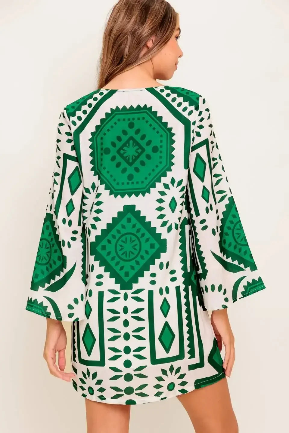 EMERALD TERRA TUNIC MINI DRESS