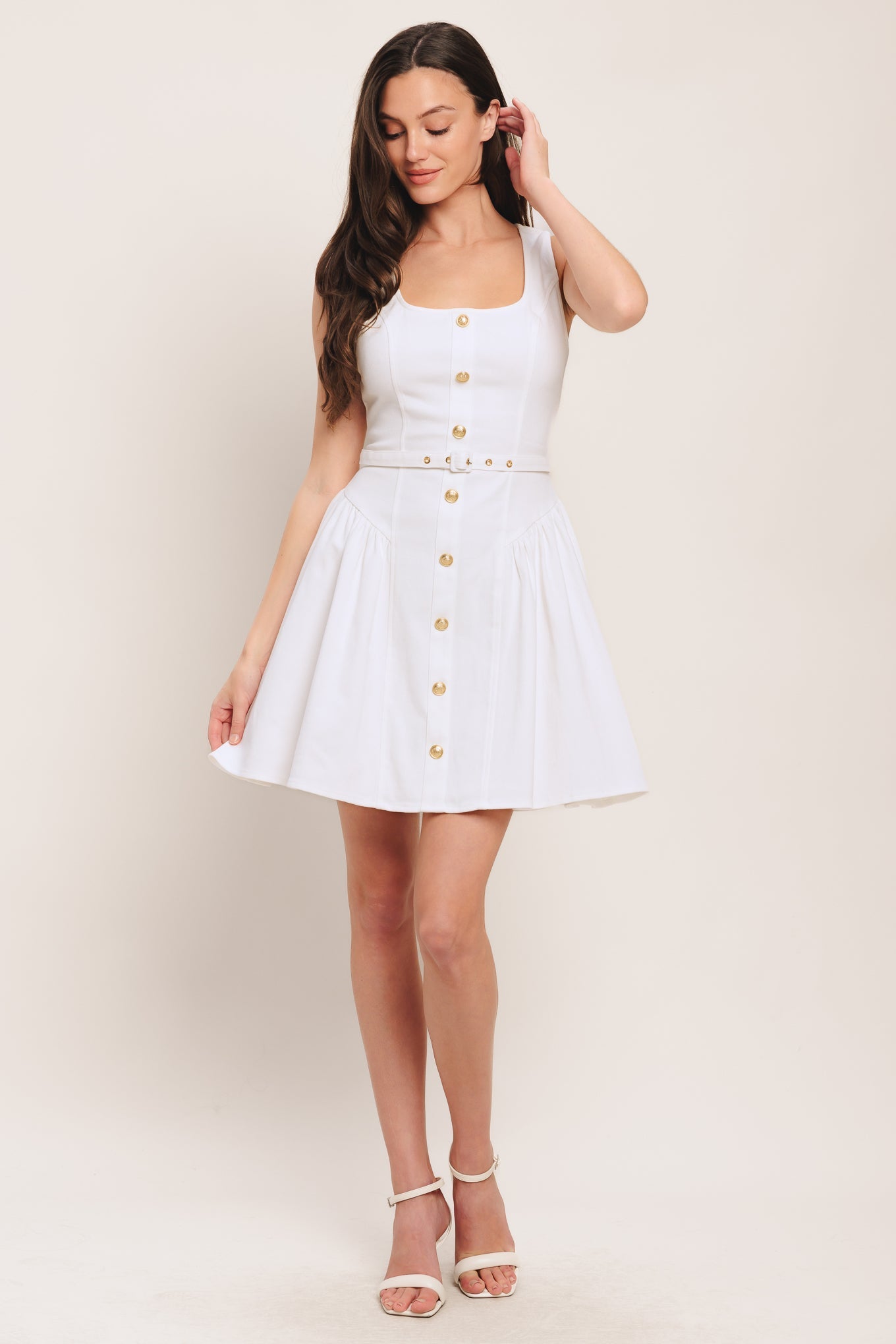 GOLDEN HOUR MINI DRESS - FINAL SALE