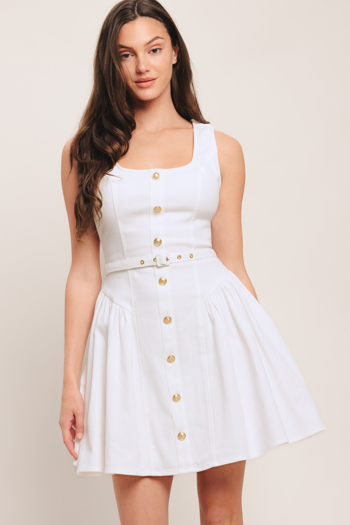 GOLDEN HOUR MINI DRESS - FINAL SALE