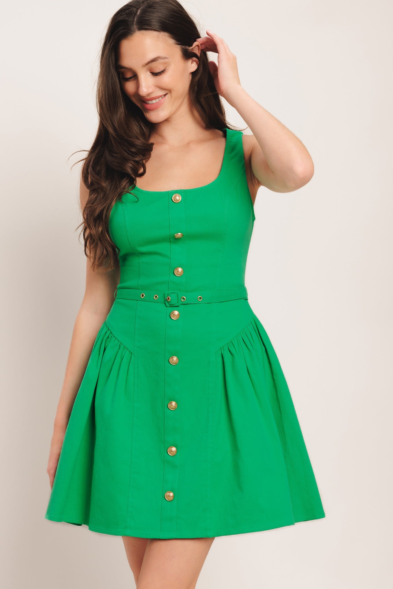 GOLDEN HOUR MINI DRESS - FINAL SALE