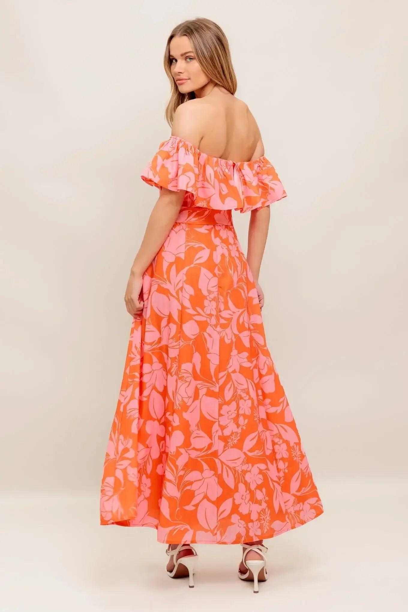 CITRUS GARDEN MIDI DRESS