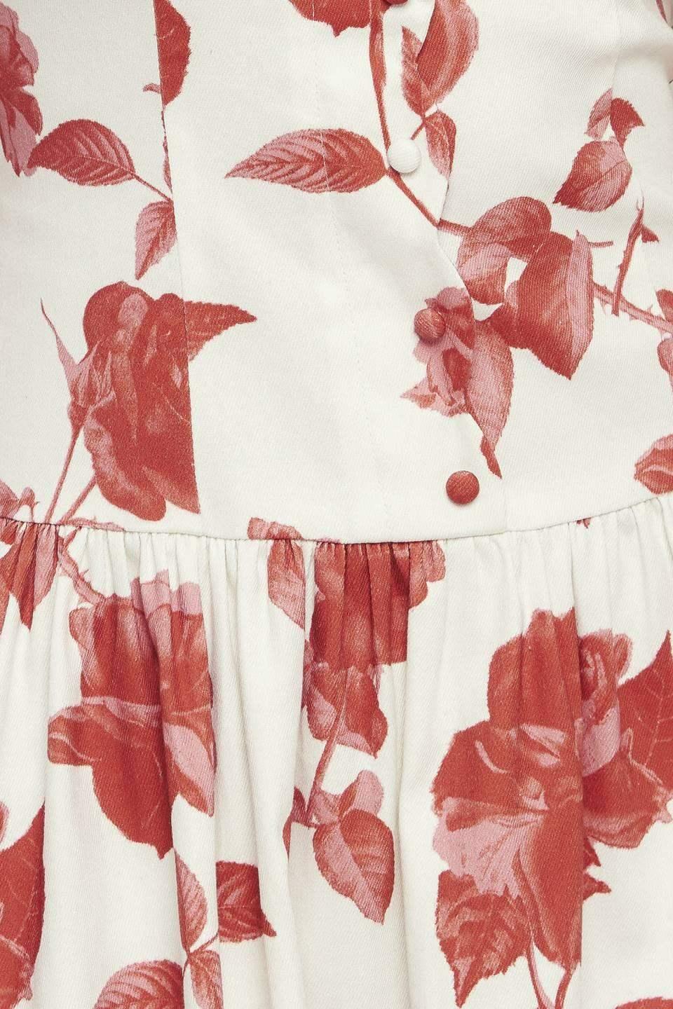 ROMA FLORAL MIDI DRESS