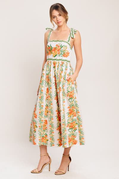 MARIGOLD BREEZE MIDI DRESS - FINAL SALE
