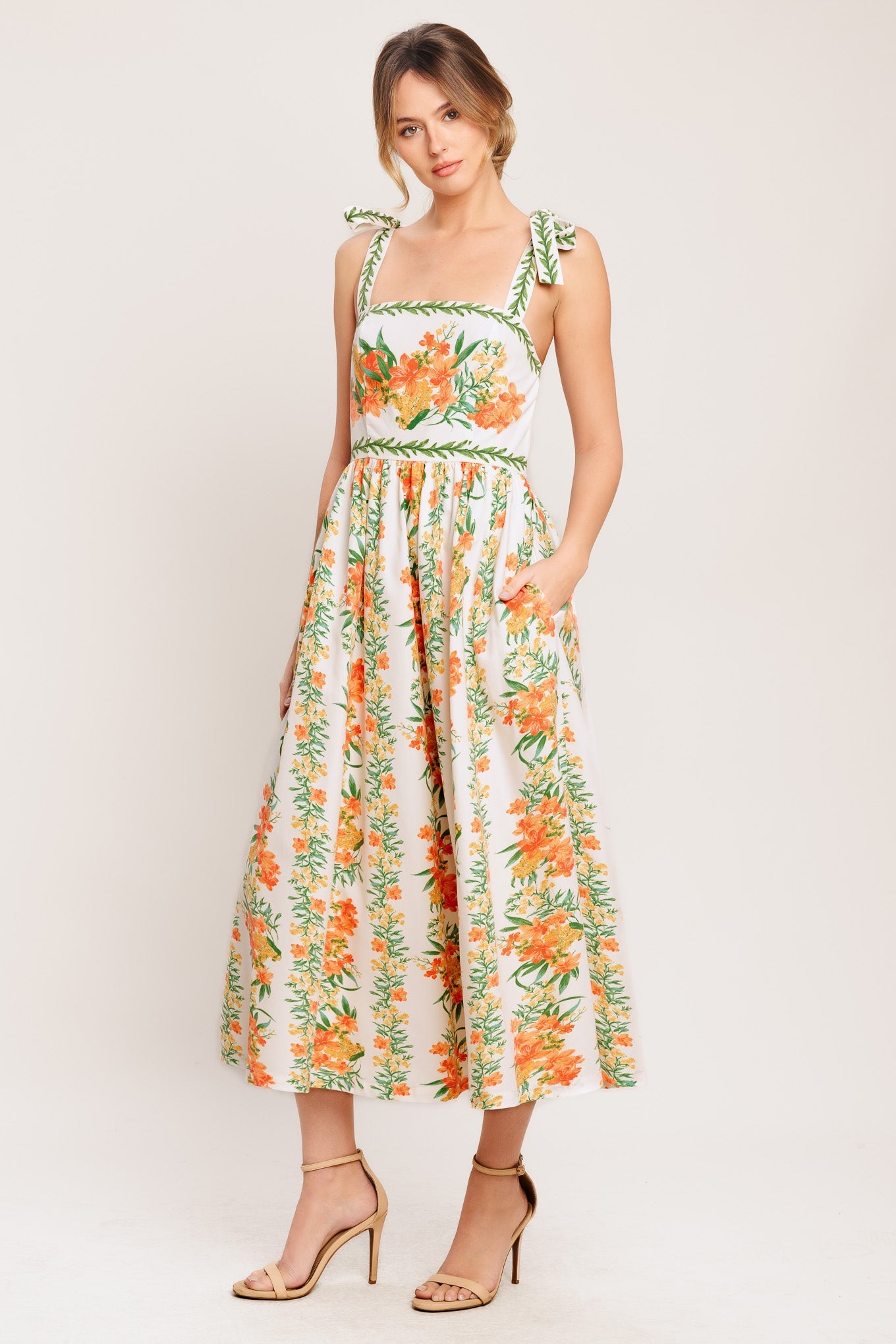 MARIGOLD BREEZE MIDI DRESS