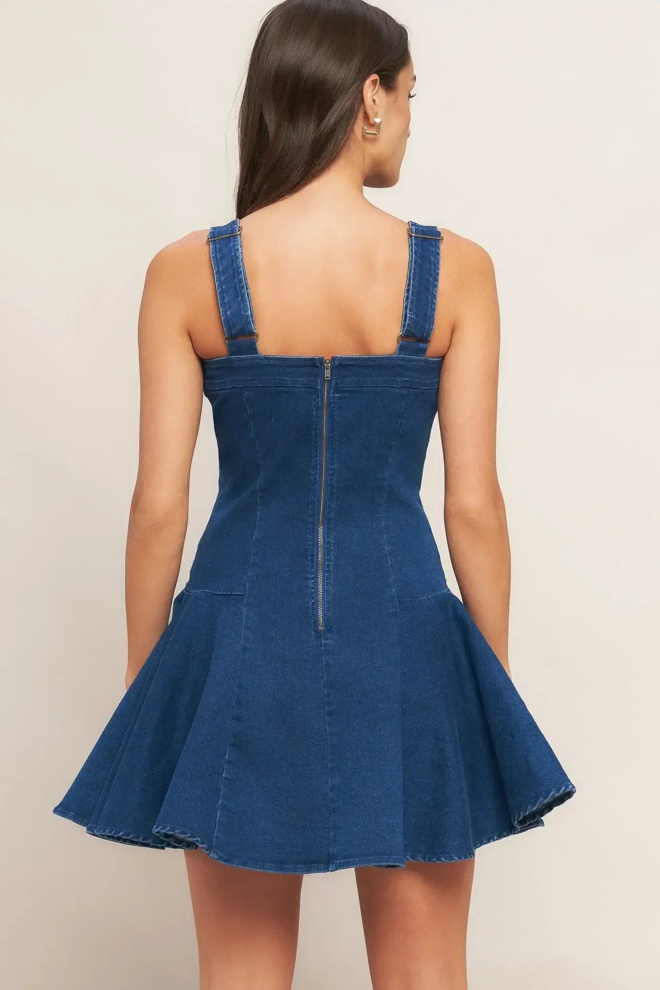 RODEO BREEZE DENIM MINI DRESS
