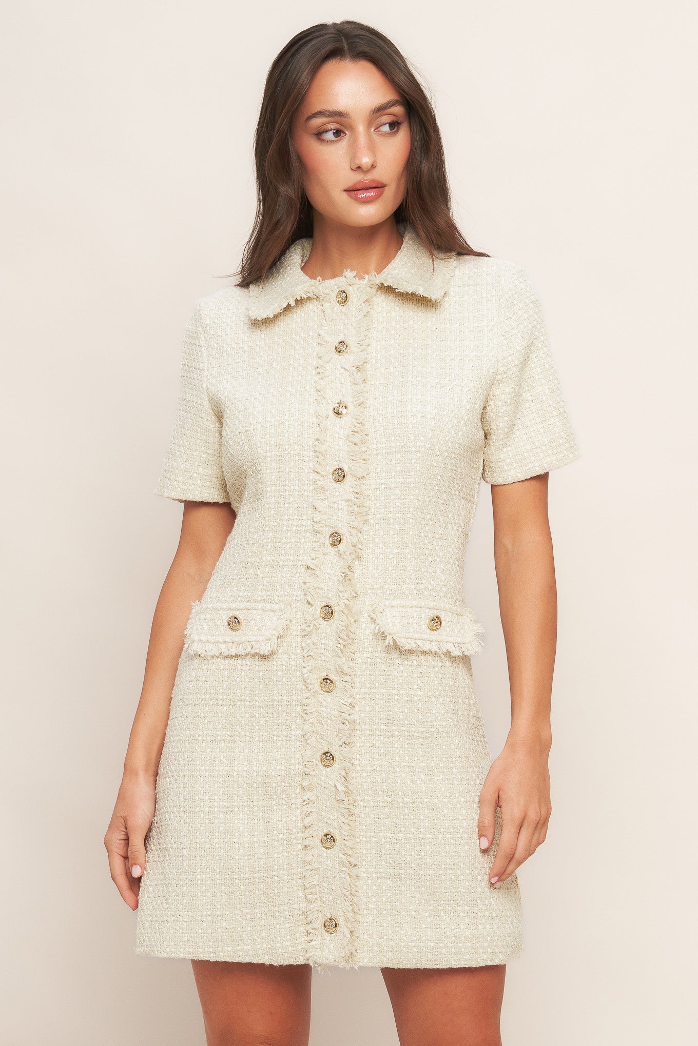 tweed corset mini dress Tweed Boucl Corset Mini Dress Petite Chrie