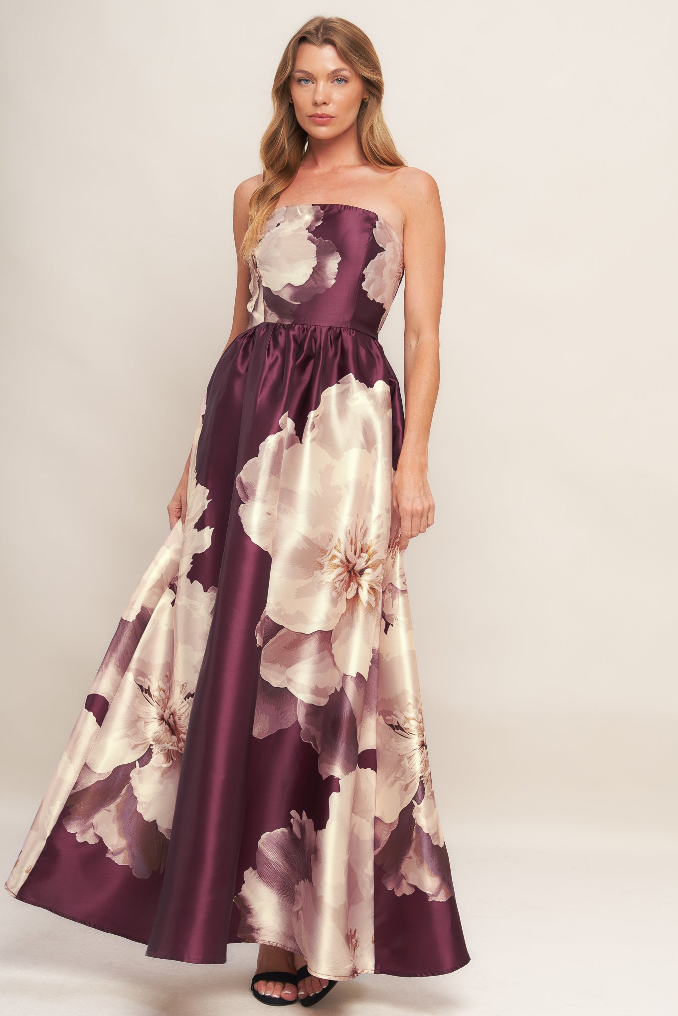 LUXE PEONY MAXI DRESS