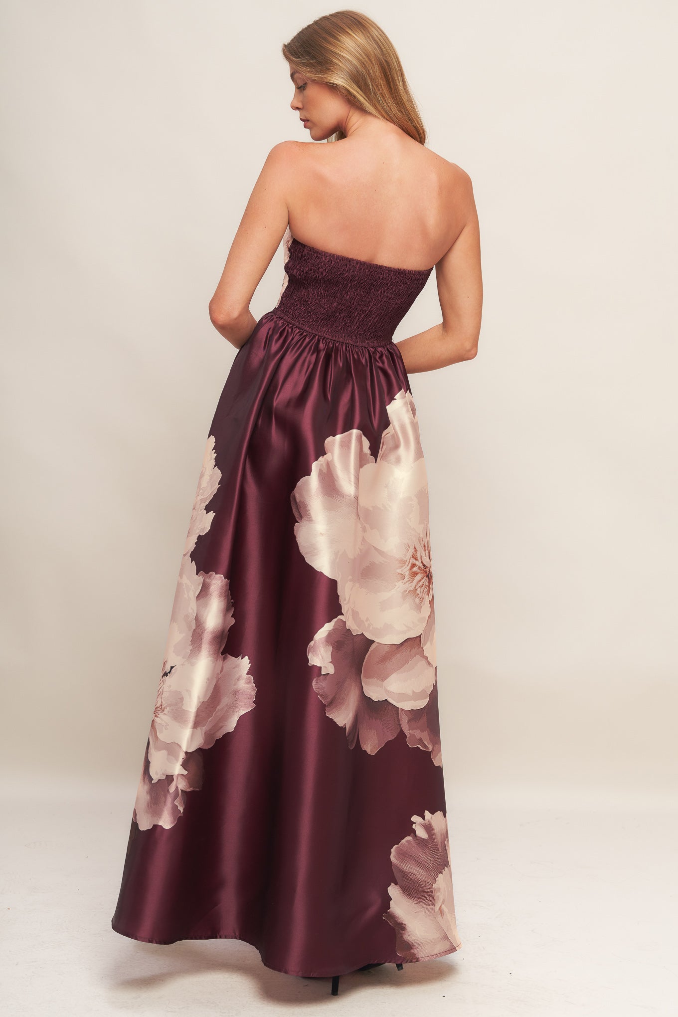 LUXE PEONY MAXI DRESS