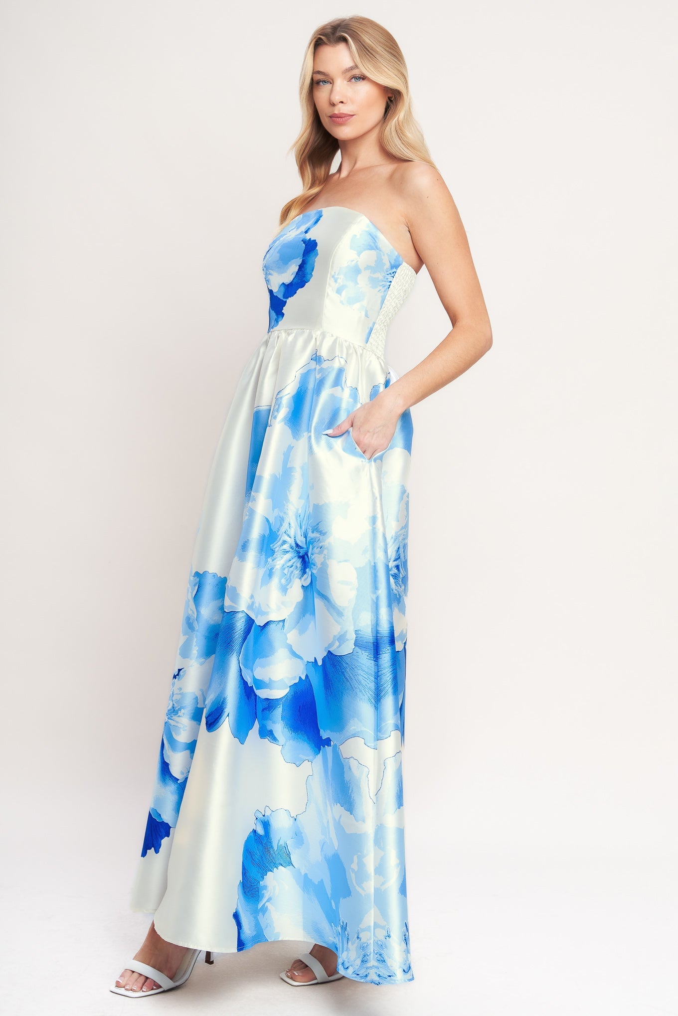 LUXE PEONY MAXI DRESS