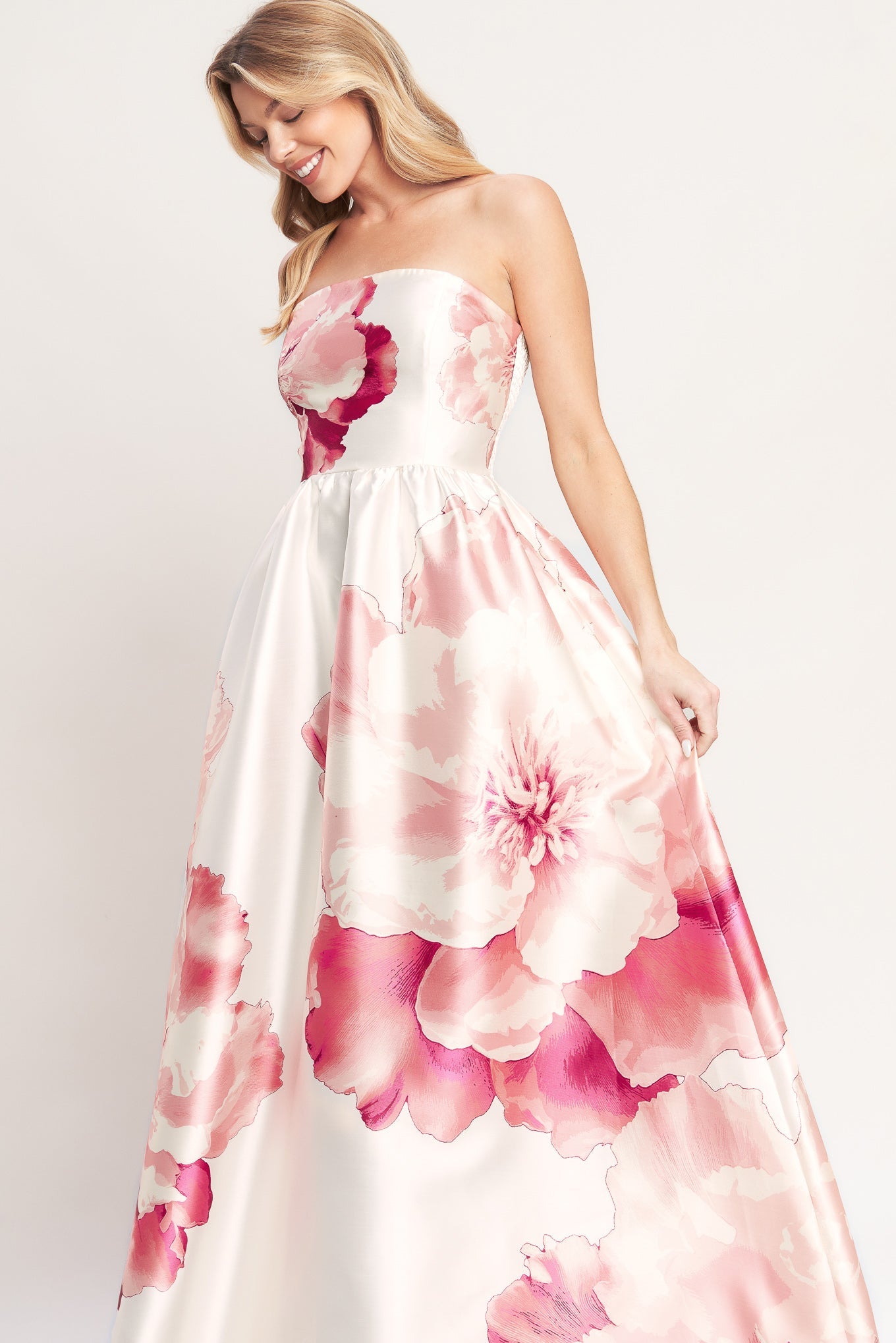 LUXE PEONY MAXI DRESS