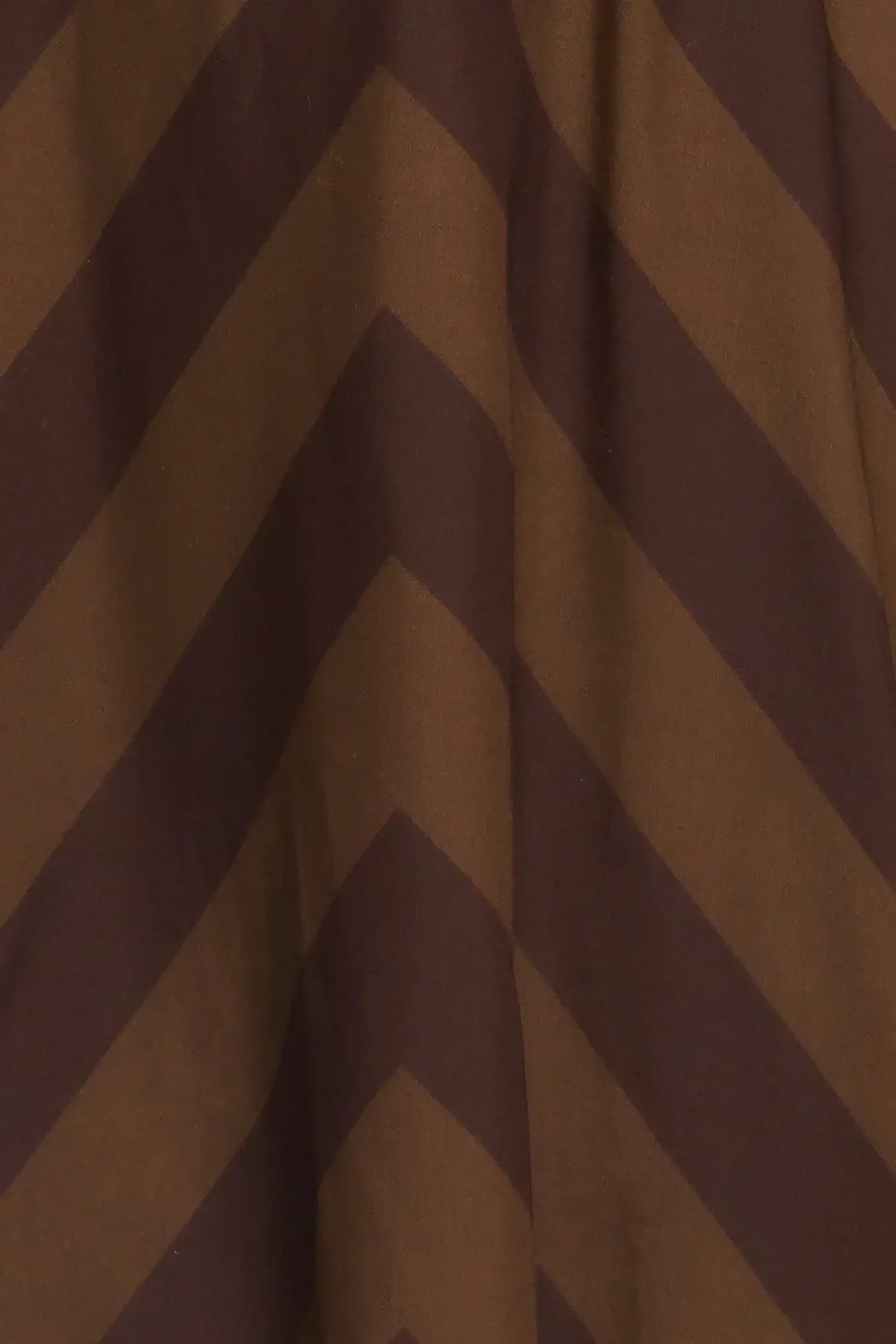 Brown and black striped dress