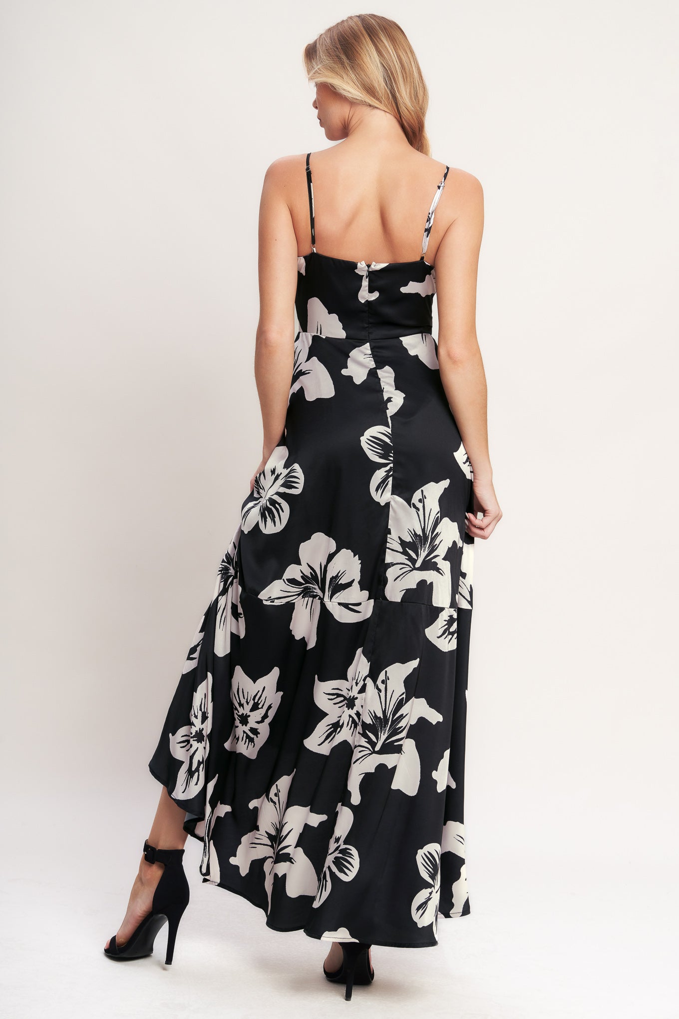 ETERNAL FLORA BLACK MAXI DRESS