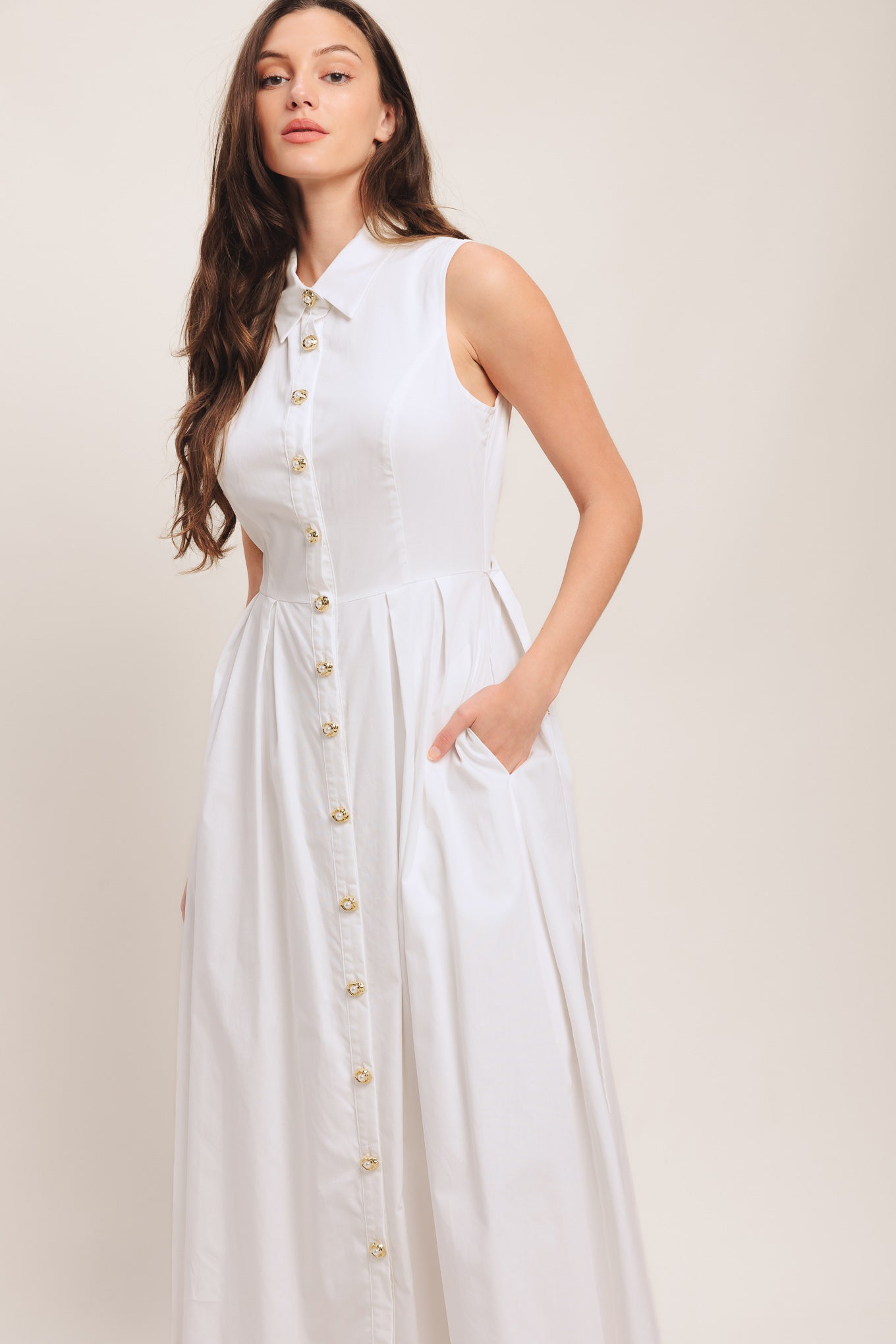 pearl white midi dress Eternal Flame Pearl Strap Midi Dress Off White