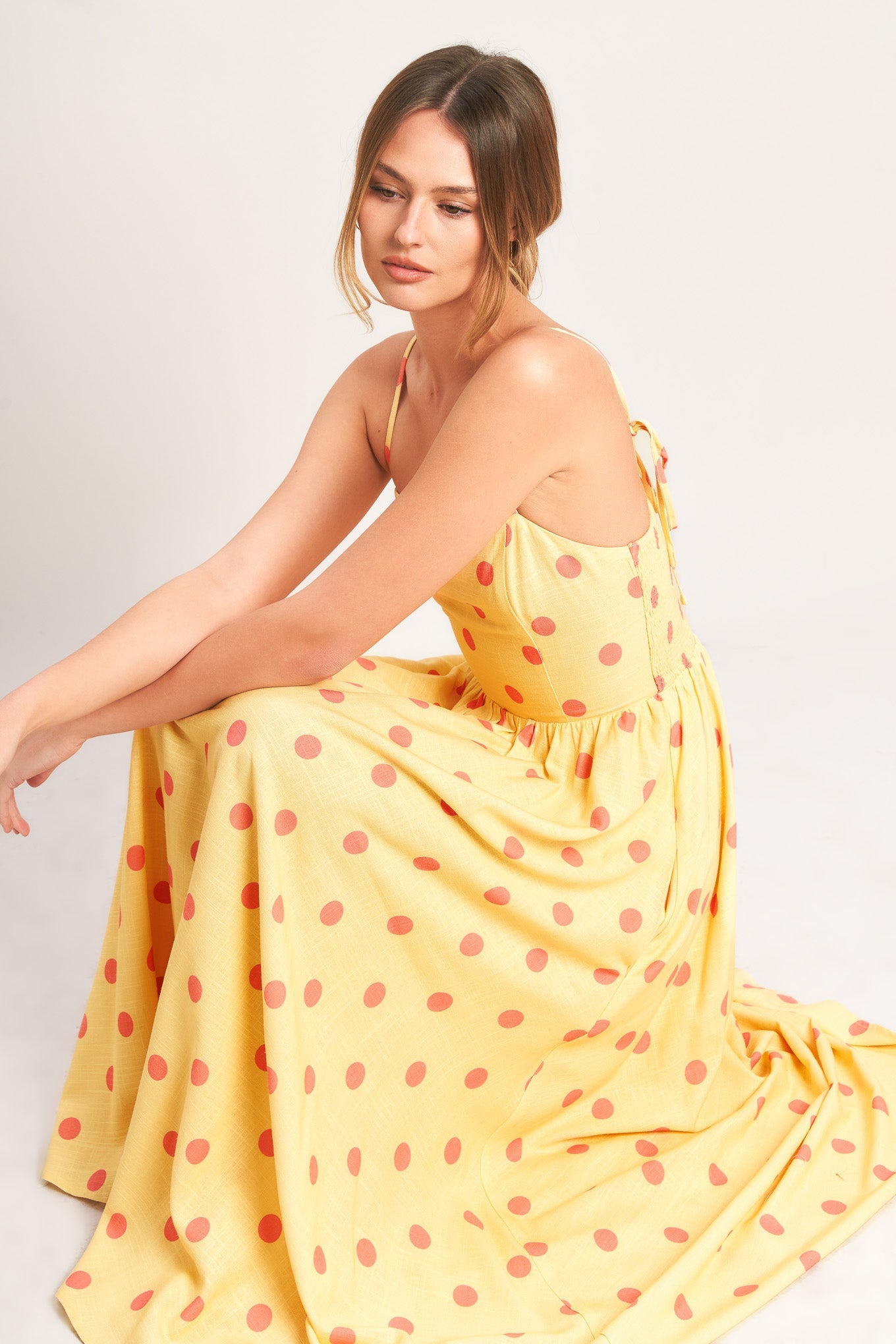 golden yellow midi dress Golden Hour Magic Midi Dress Yellow