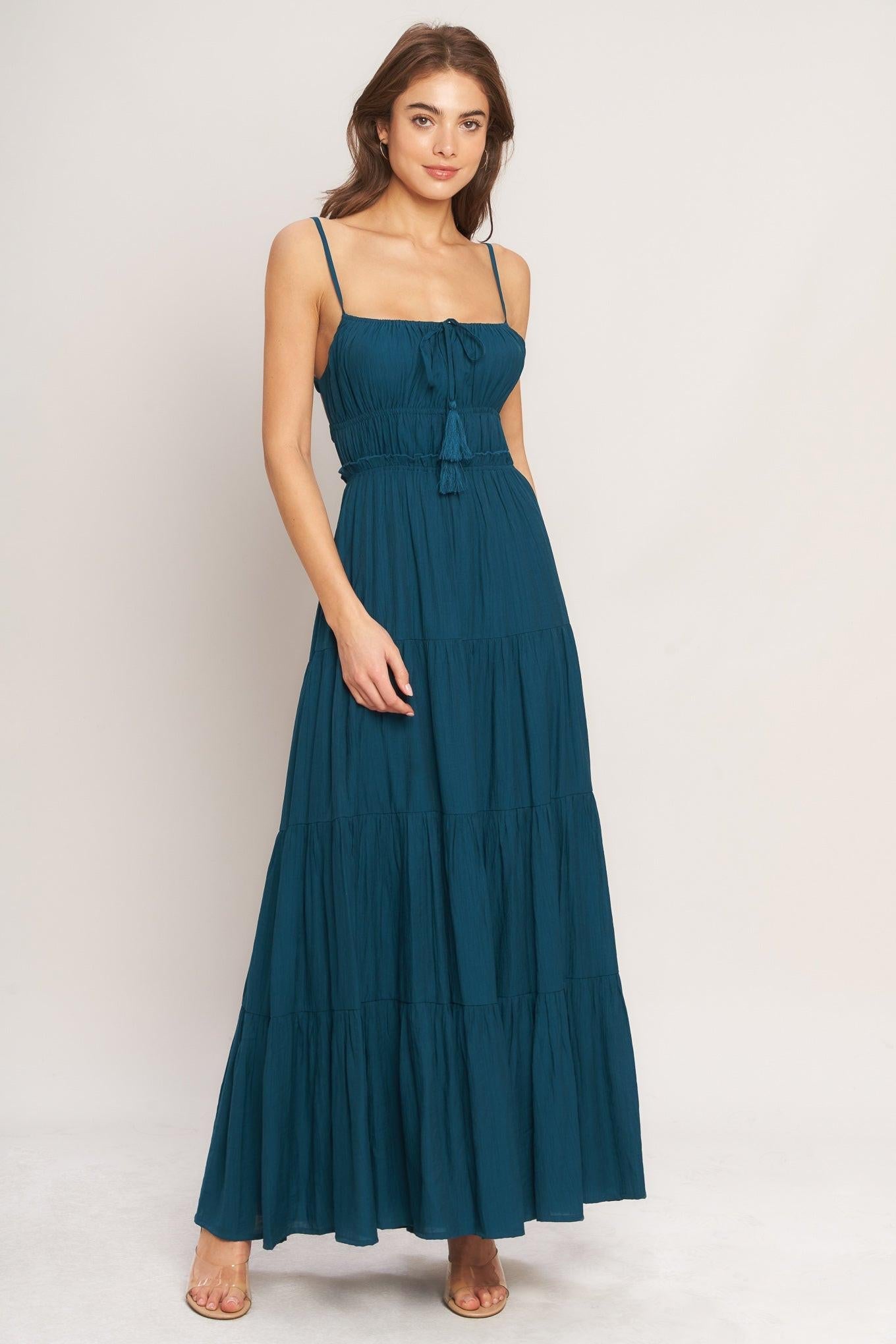 knee length dresses for ladies OCEAN BREEZE TEAL MAXI DRESS knee length dresses for ladies OCEAN BREEZE TEAL MAXI DRESS