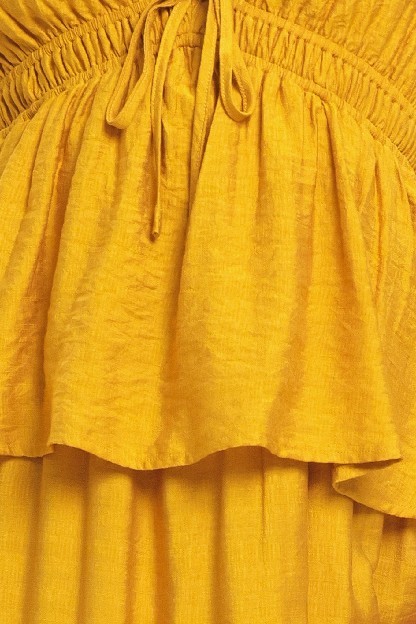 FALLING FOR YOU - MUSTARD YELLOW MAXI DRESS