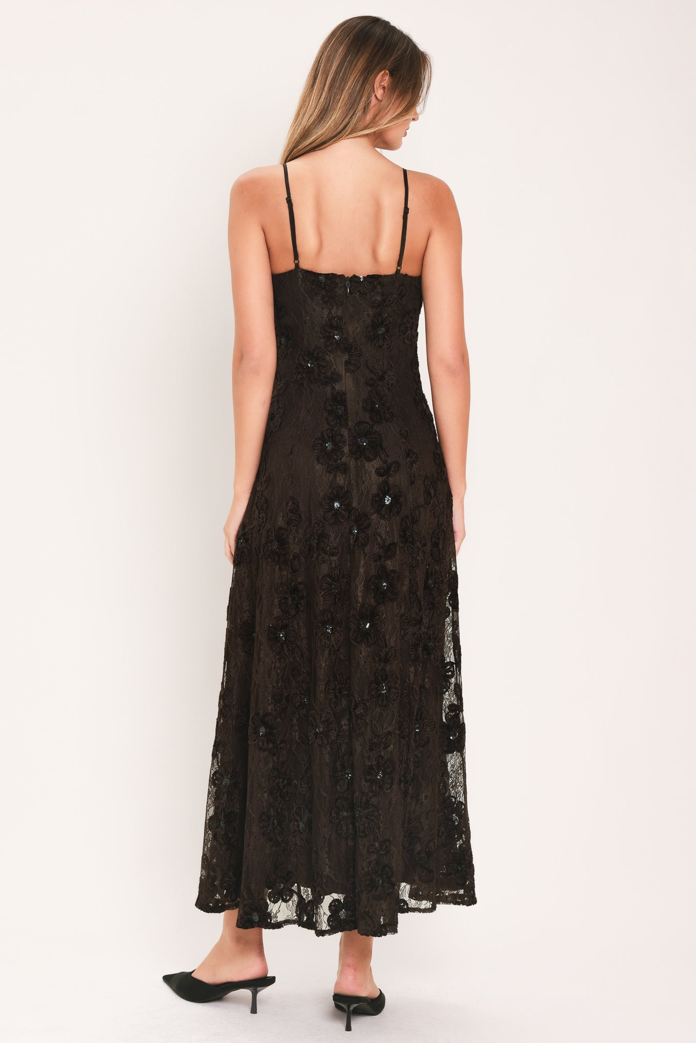 Cocoa Lace Muse Maxi Dress