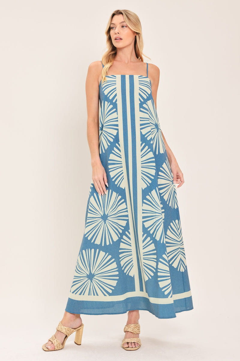 BLUE LAGOON DREAM BLUE MAXI DRESS