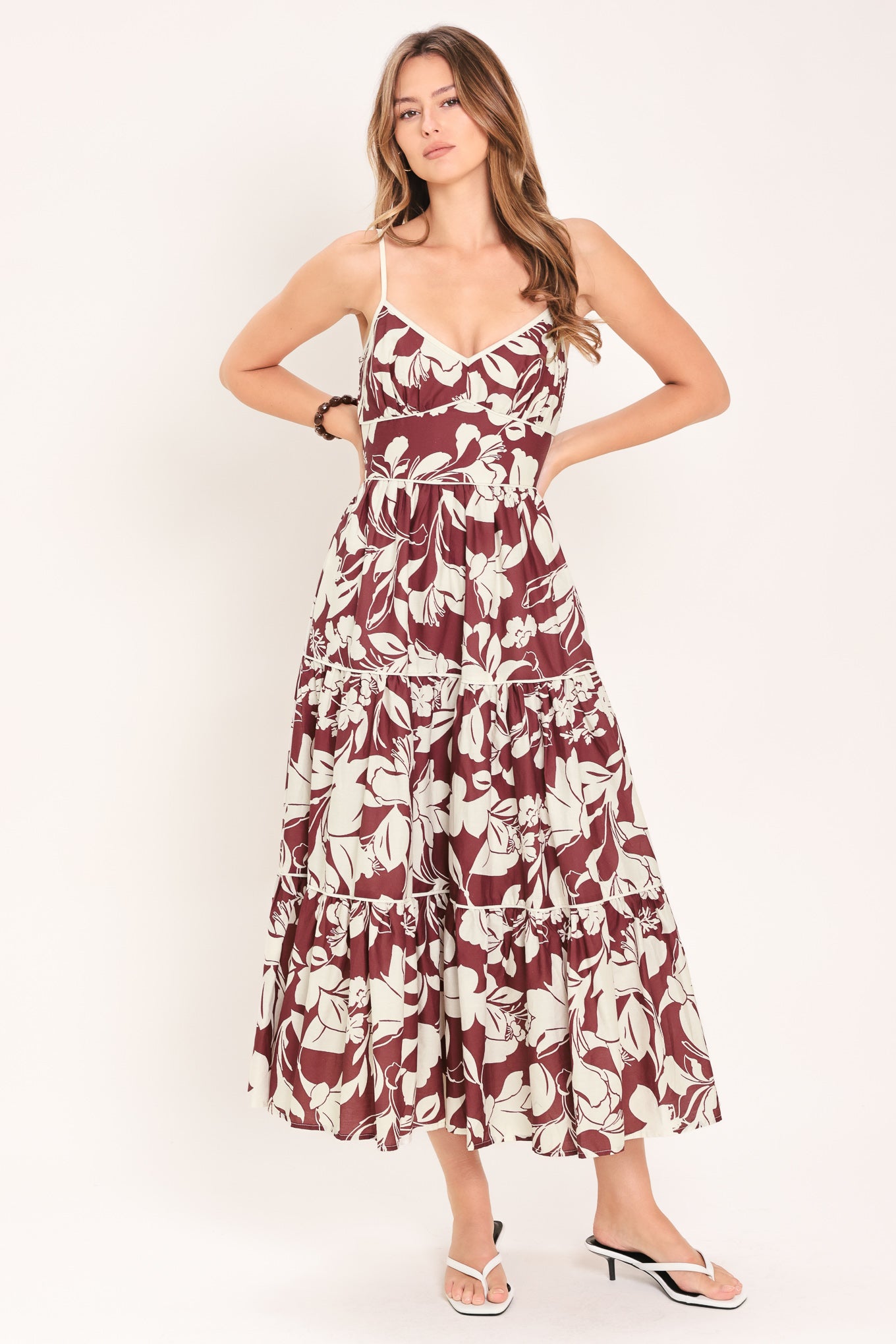 ROMANCE IN WINE COUNTRY MIDI DRESS