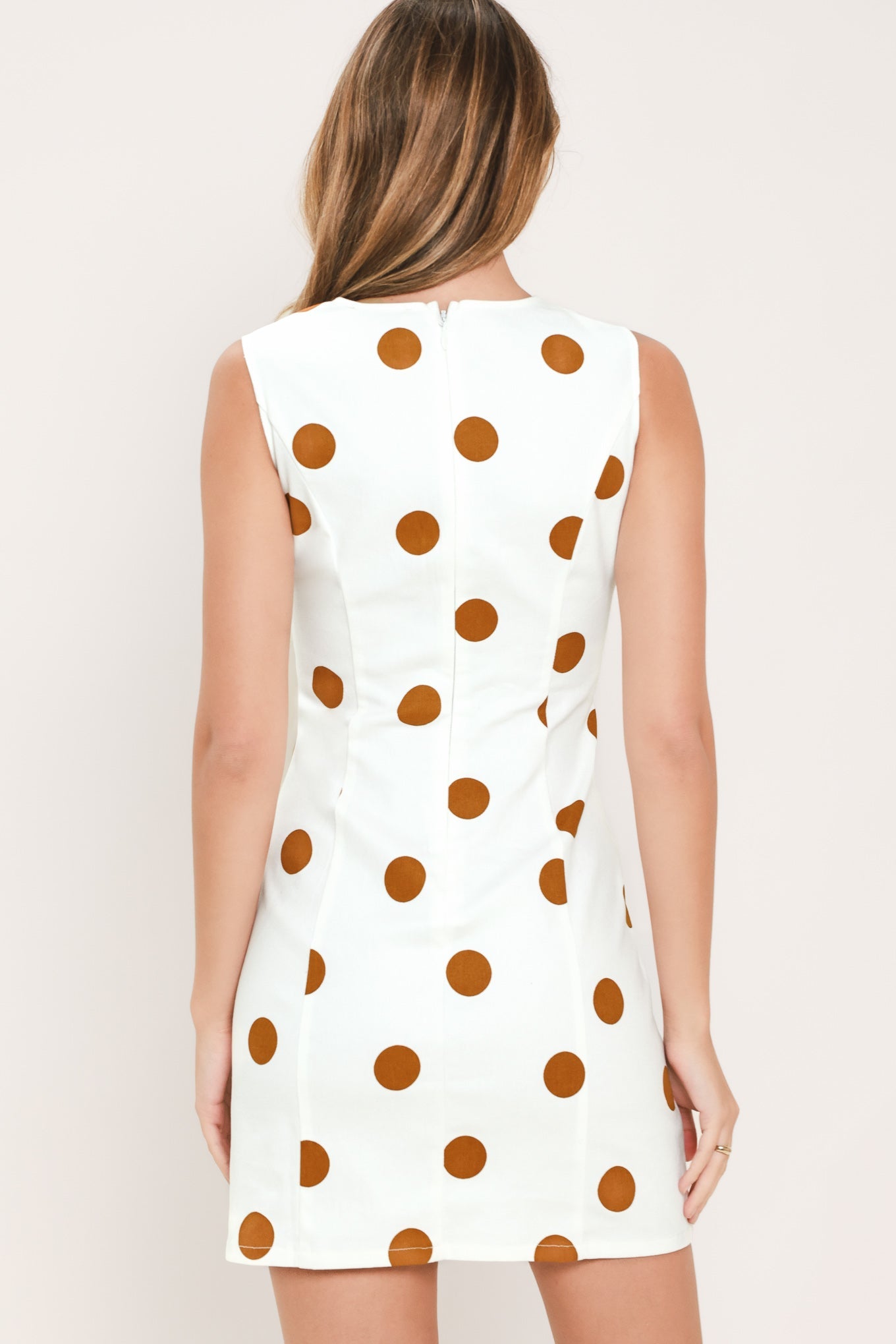 Confetti Dots - Polka Dot Mini Sheath Dress