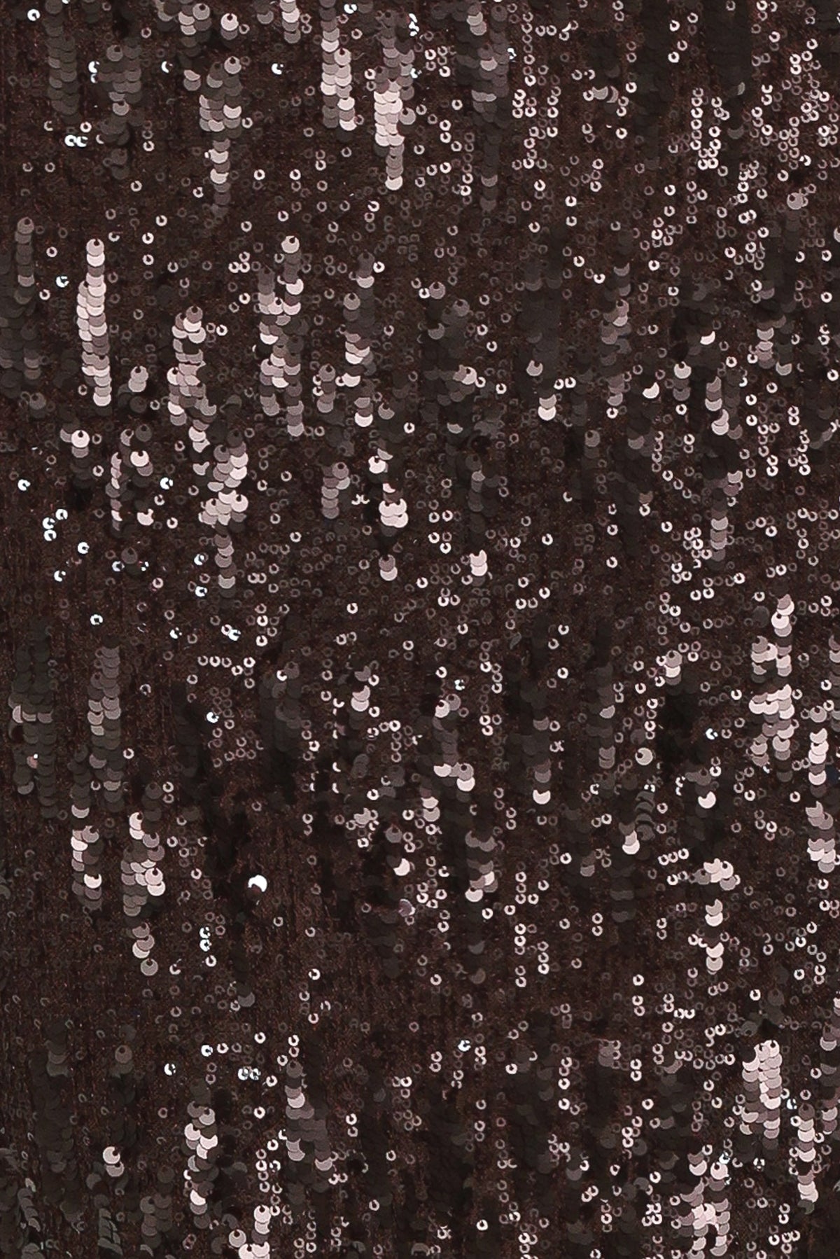 BRONZE GLOW BROWN SEQUIN SLIP MIDI DRESS