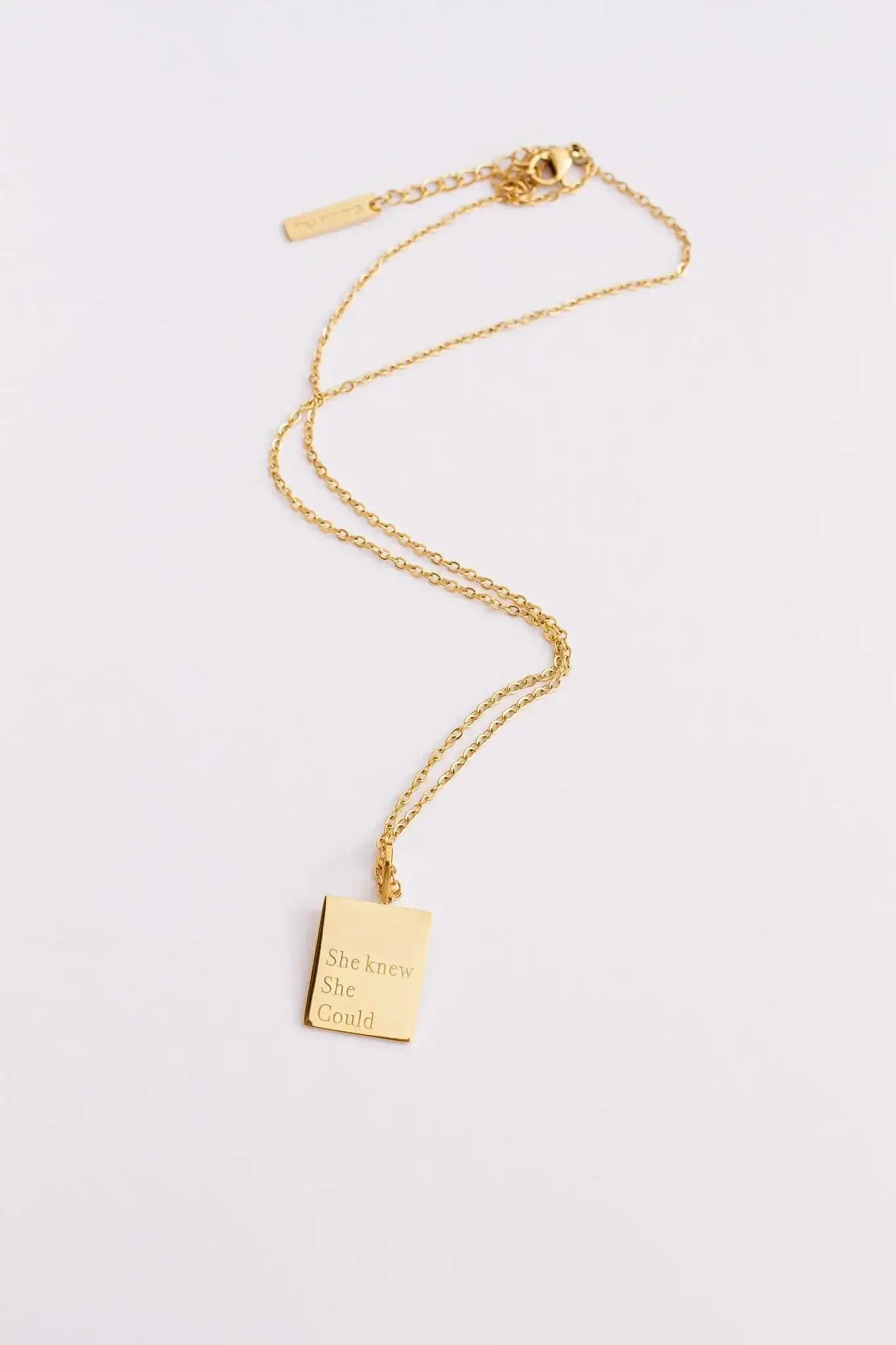 She Knew She Could Necklace