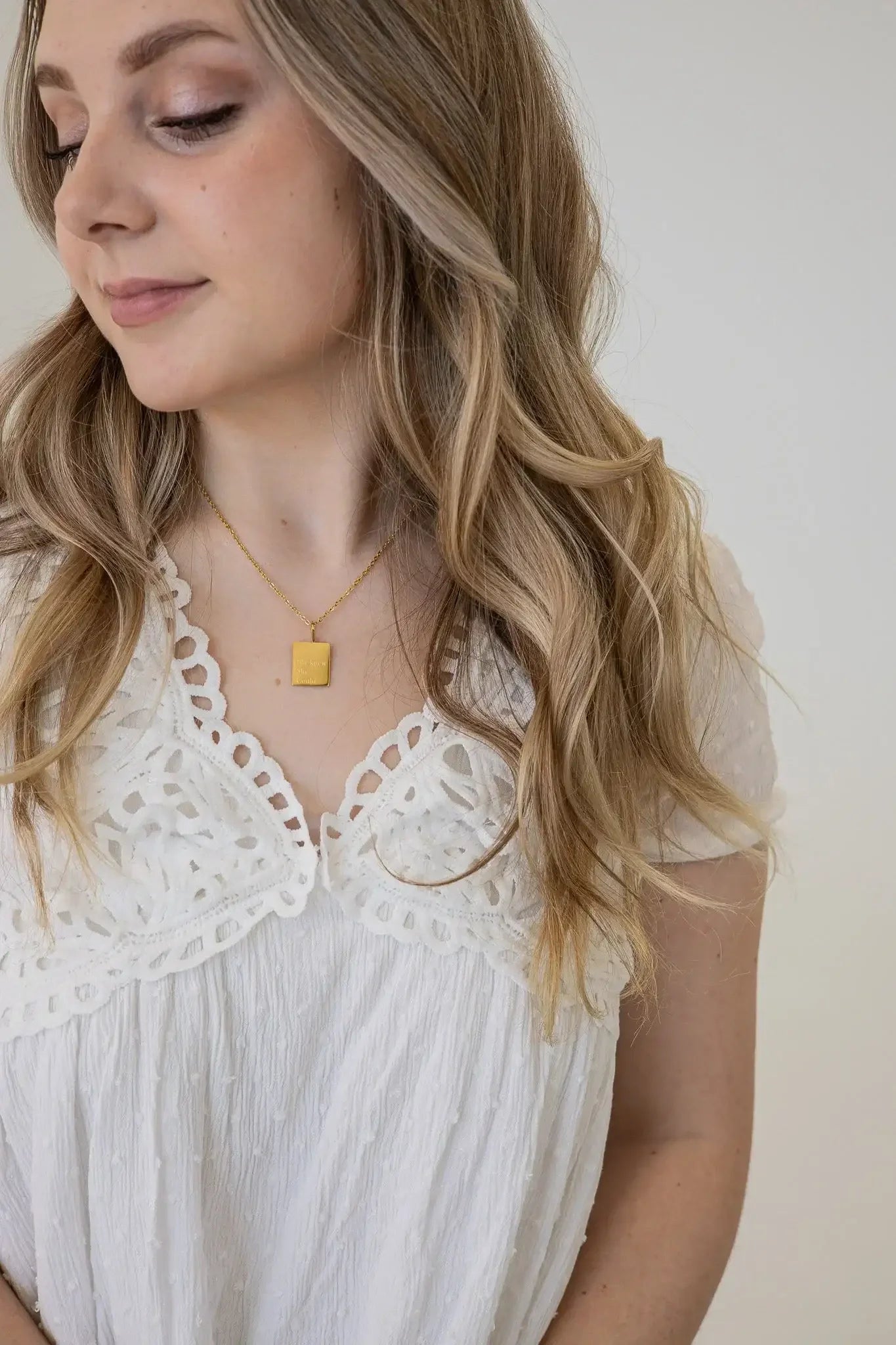 She Knew She Could Necklace