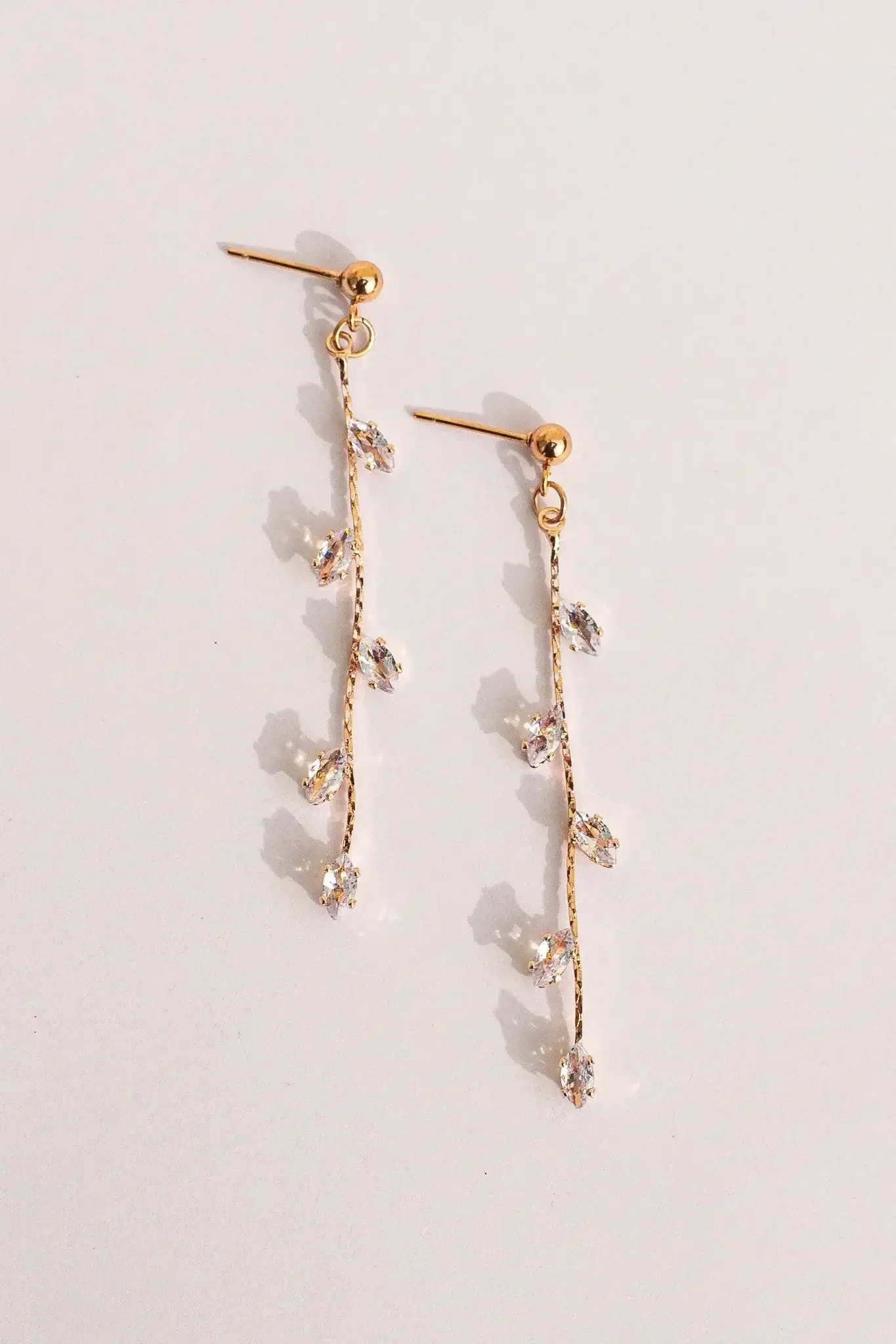 Daphne Leaf Dangle Earrings