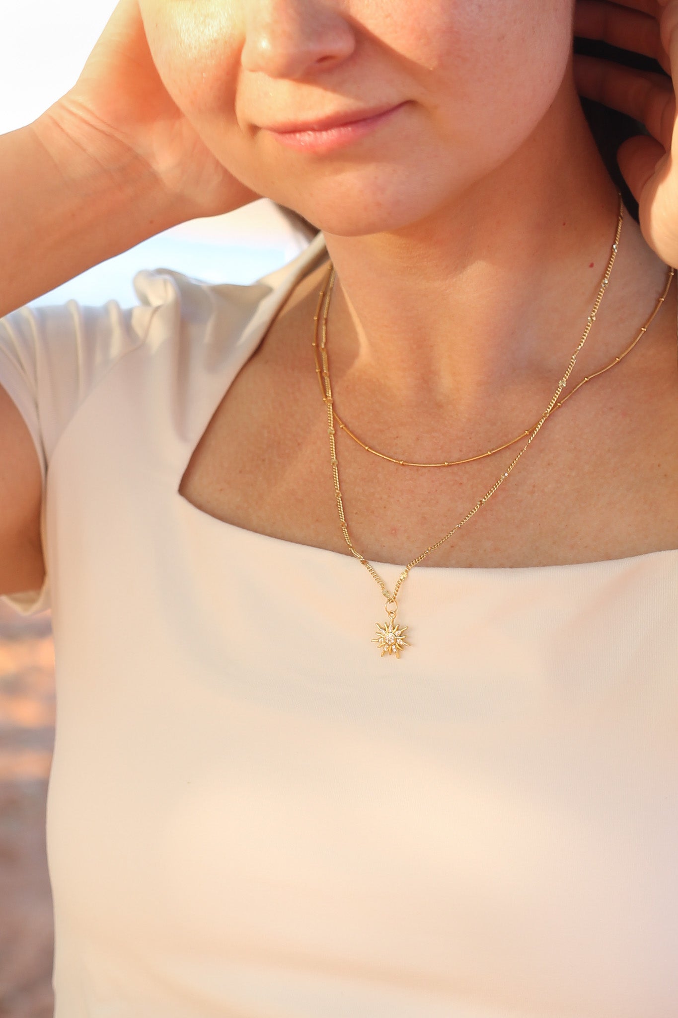 Elegant Maddie Gold Necklace by Lady Black Tie - Shop Timeless Jewelry Elegant Maddie Gold Necklace by Lady Black Tie - Shop Timeless Jewelry