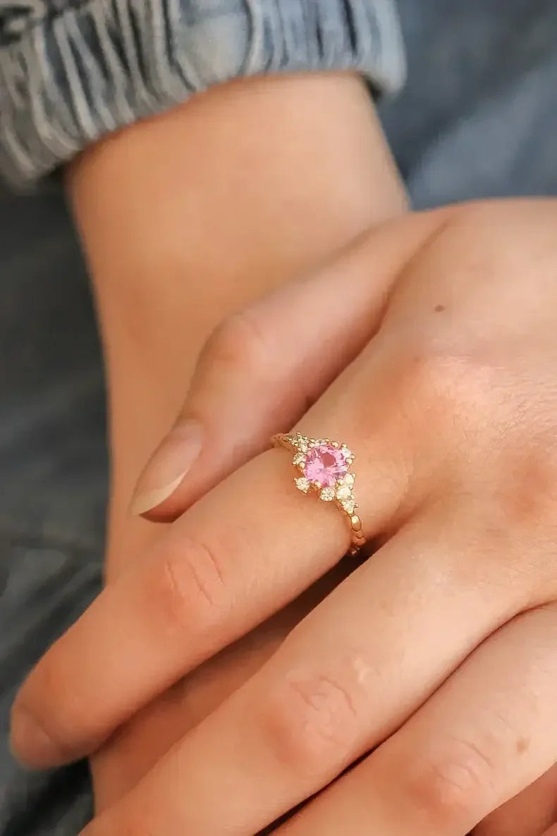 Calliope Ring in Pink Sapphire