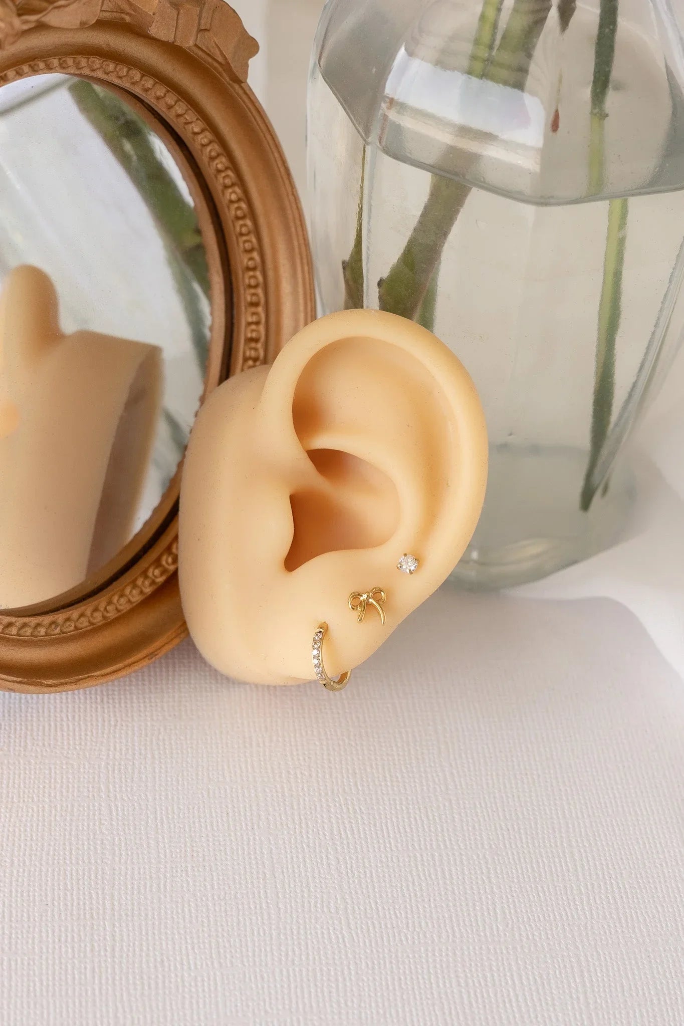 Bow Flat Back Stud Earring 2.0