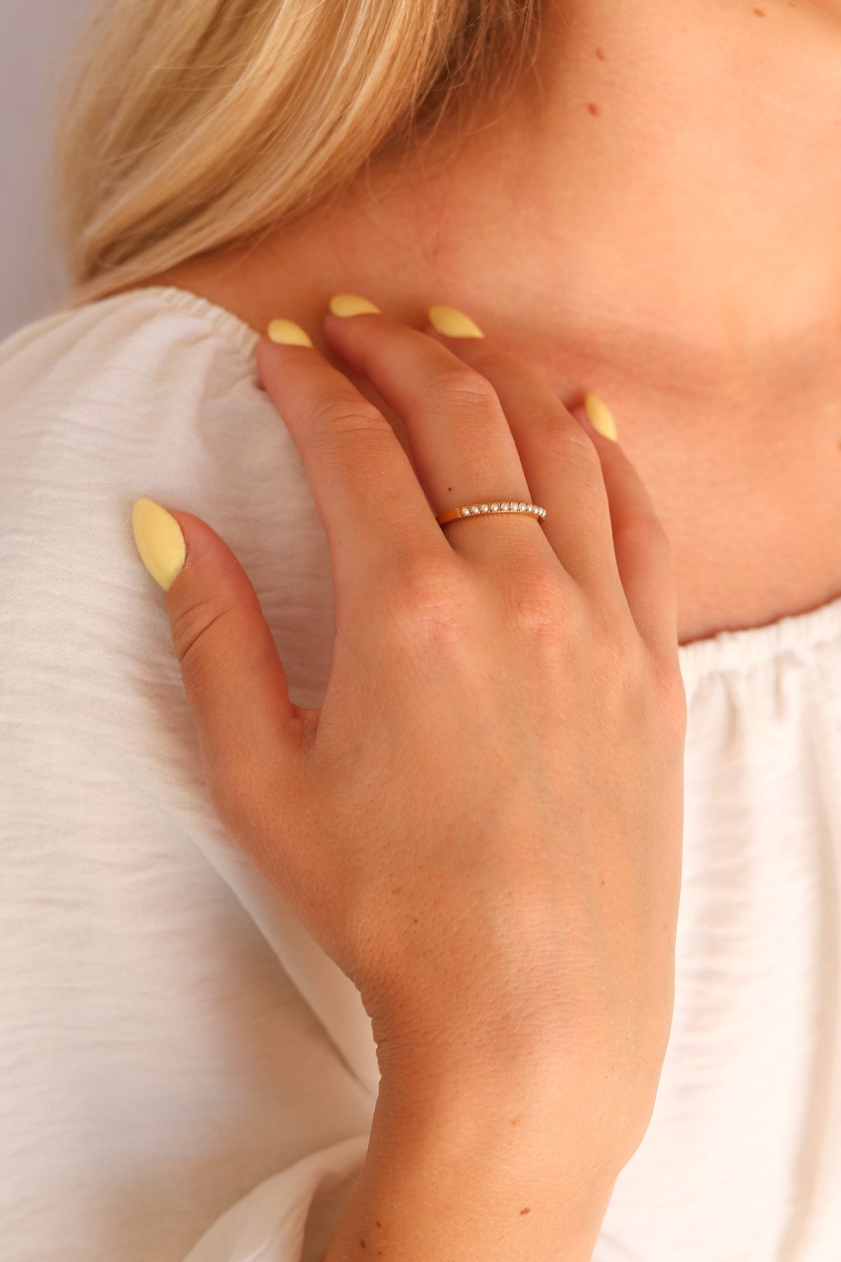Freshwater Pearl Stacker Ring