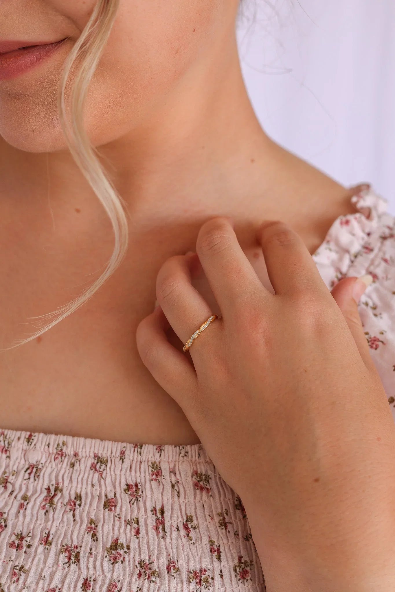 Giselle Cubic Zirconia Crystal Ring